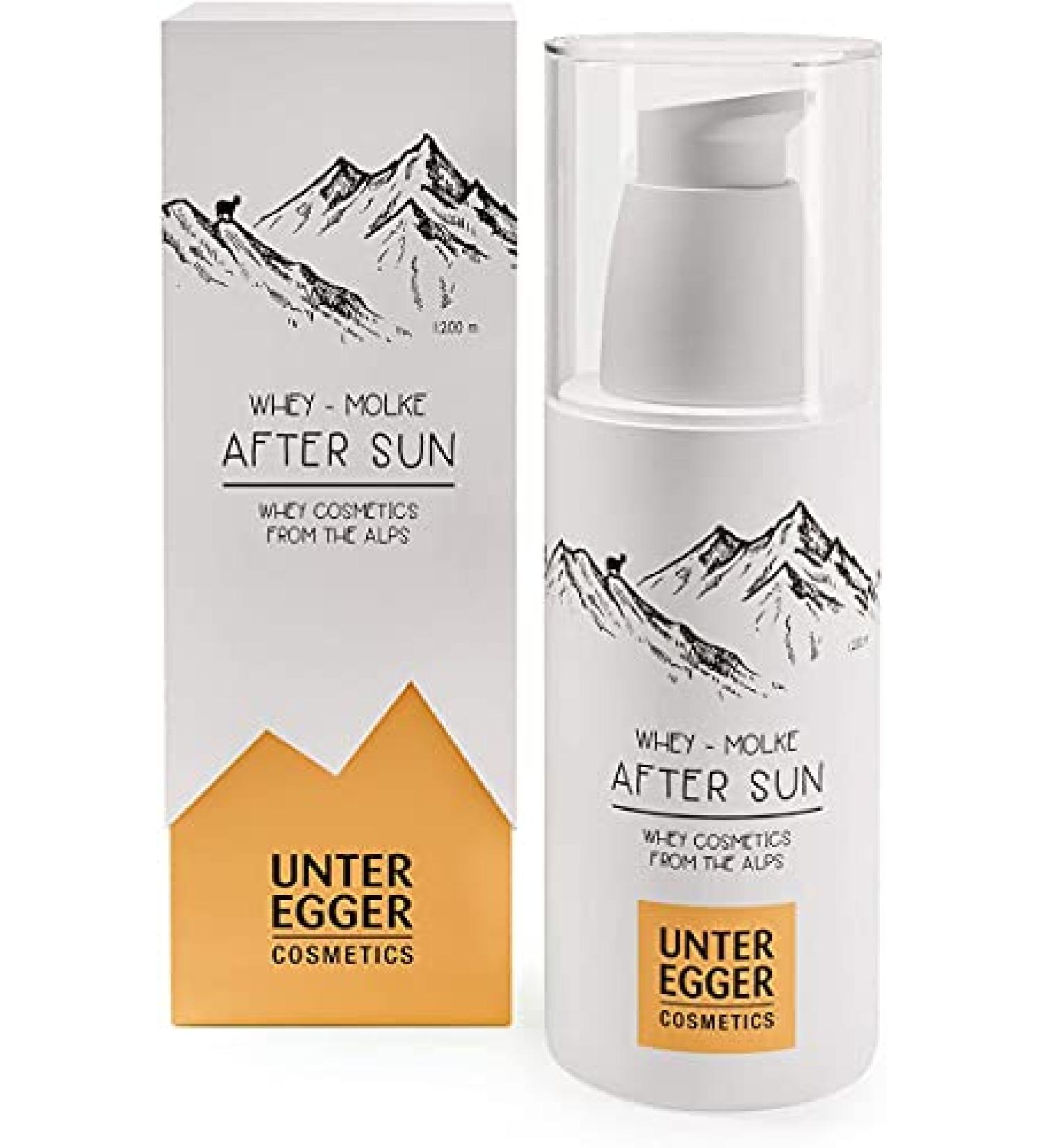 Unteregger Cosmetics After Sun Gel with whey 150 ml - soothes the skin natural care - quality and innovation from South Tyrol