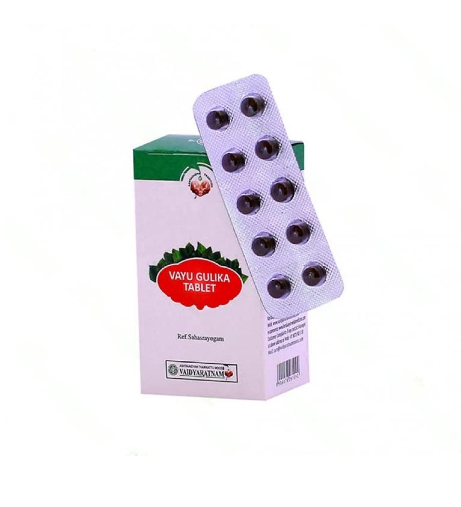VAIDYARATNAM OSHADHASALA VAYU GULIKA (100 TABLETS) BY LABO79