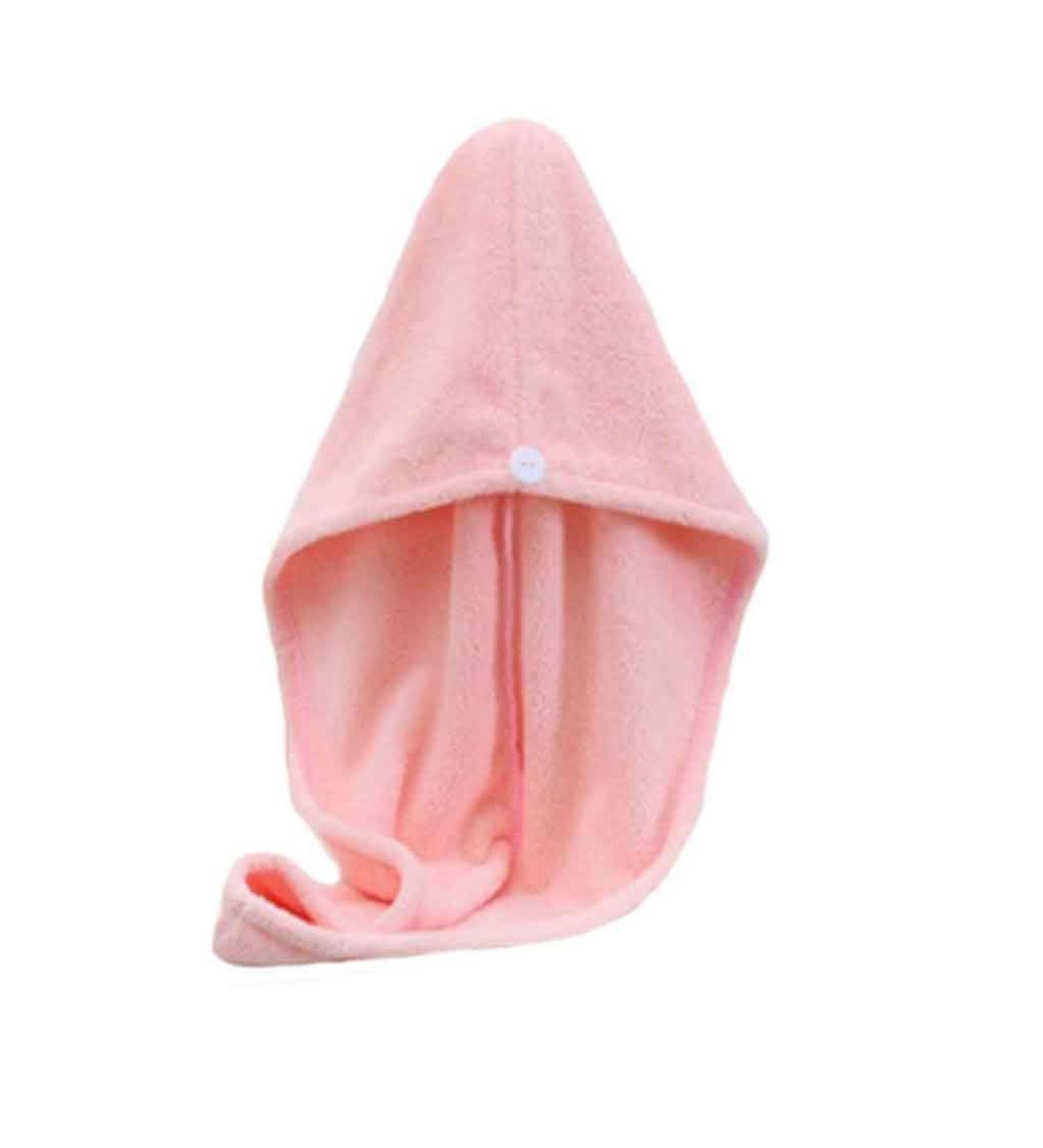 Microfiber Wisp Dry Hair Towel for Women | Quick-Drying Absorbent Bath Towel & Shower Cap - Gray - Buy Online on GoSupps.com