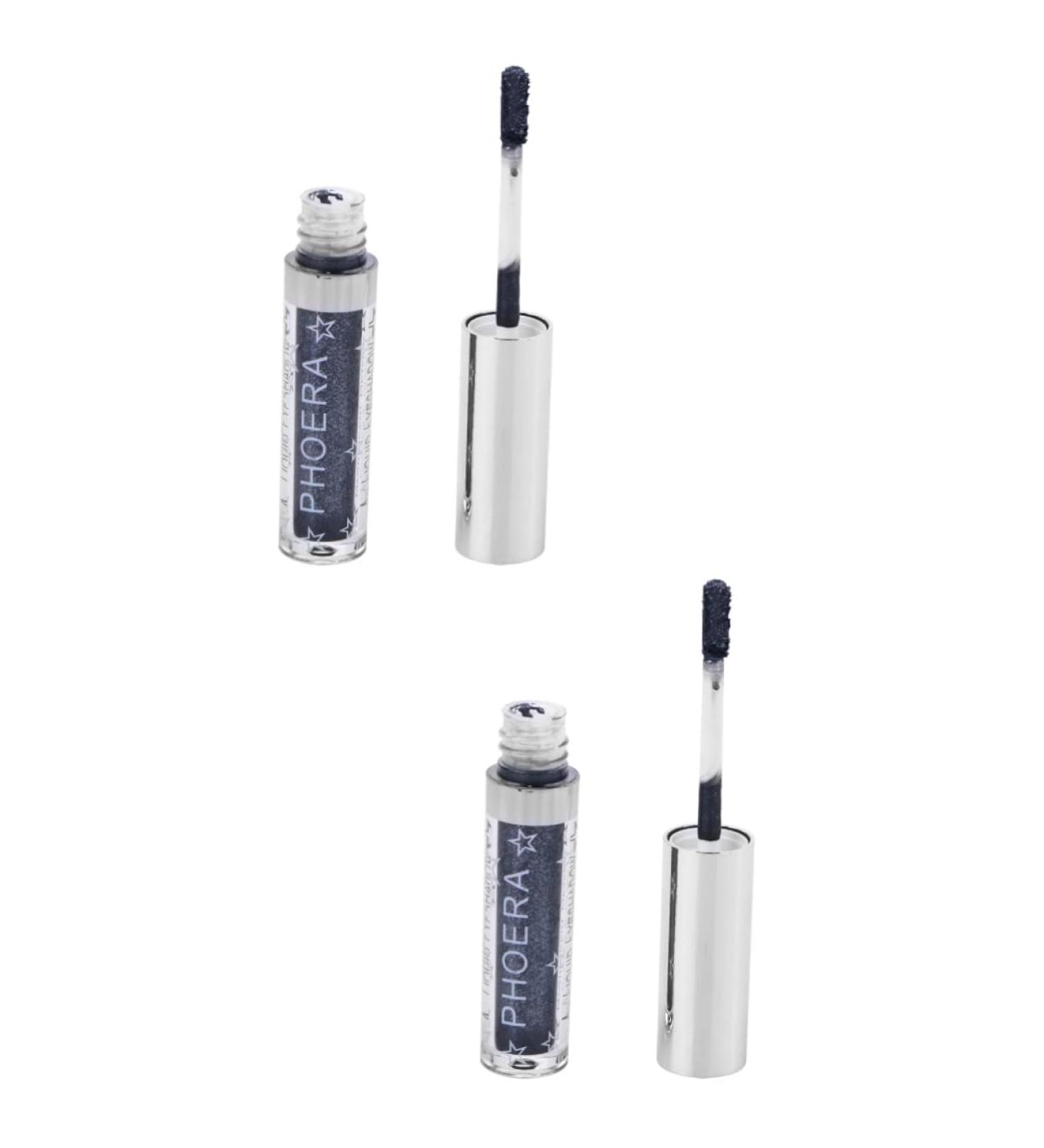 Angoily 2pcs Eyeshadow Sparkling Eyeliner Glitter Eyeliner Shiny Glow Eye Powder Eye Shadow Pearlescent - Buy Online on GoSupps.com