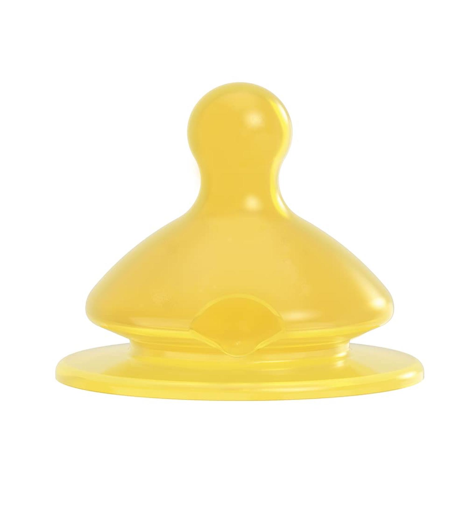 Nip Bottle Sucker Cherry-Shaped | Green Wide Neck | Nature Latex Anti-Colic | Suction Size S | 1 Piece - Buy Online on GoSupps.com