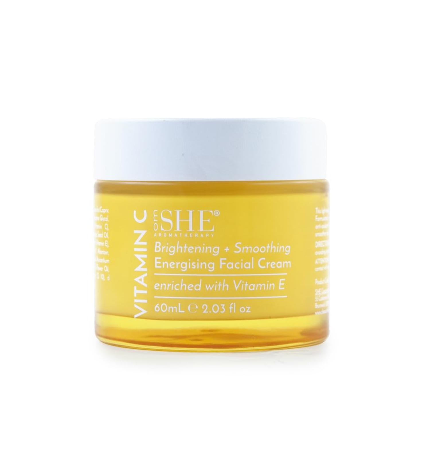 Om She Aromatherapy Vitamin C Energising Face Cream 1.69fl oz - Brightening and Smoothing. Australian Made. - Buy Online on GoSupps.com