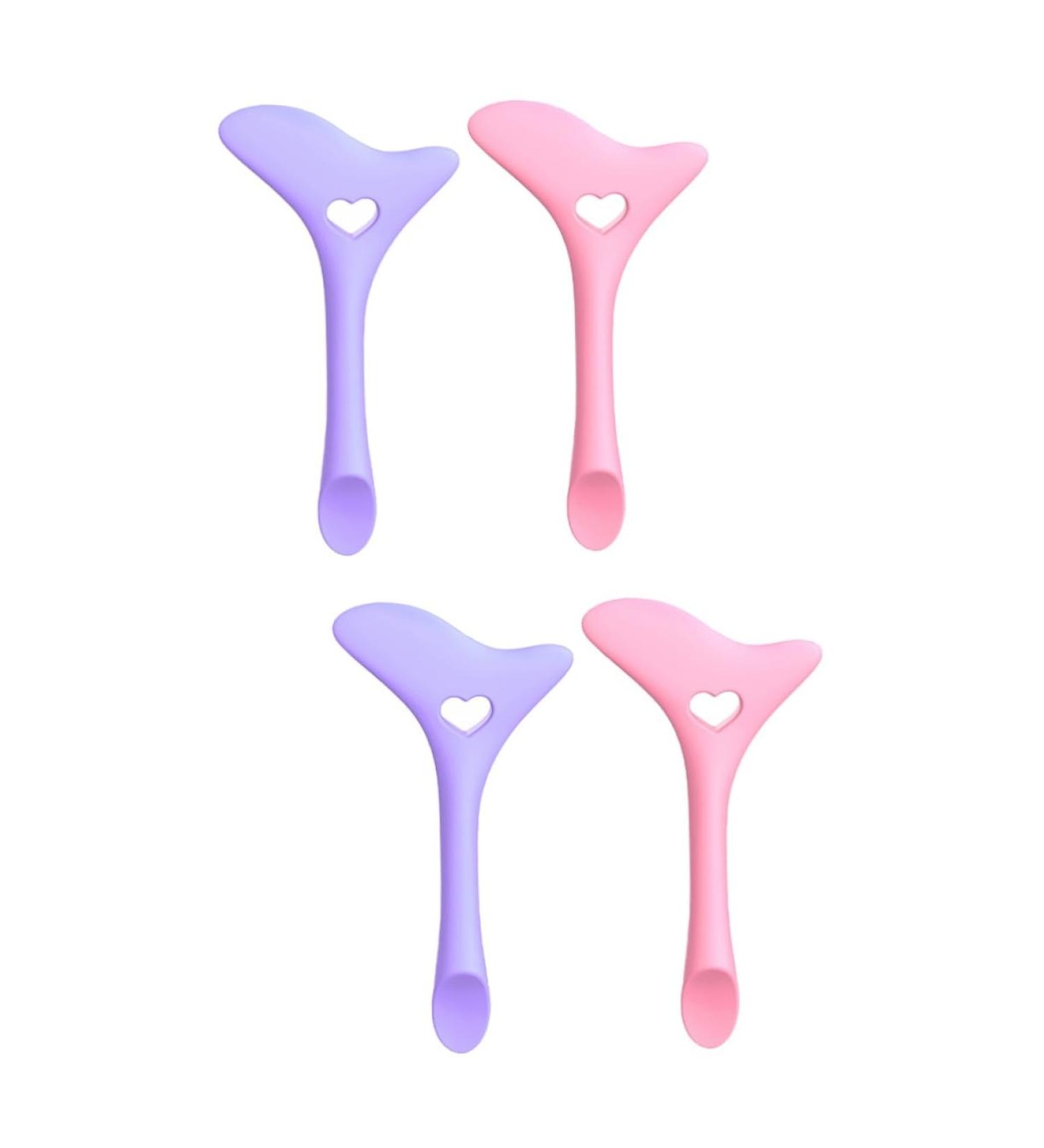 Baluue 4 Pcs Eyeliner Face Cream Applicator Cosmetics Tools Mask Applicator Brush Makeup Stencil - Buy Online on GoSupps.com