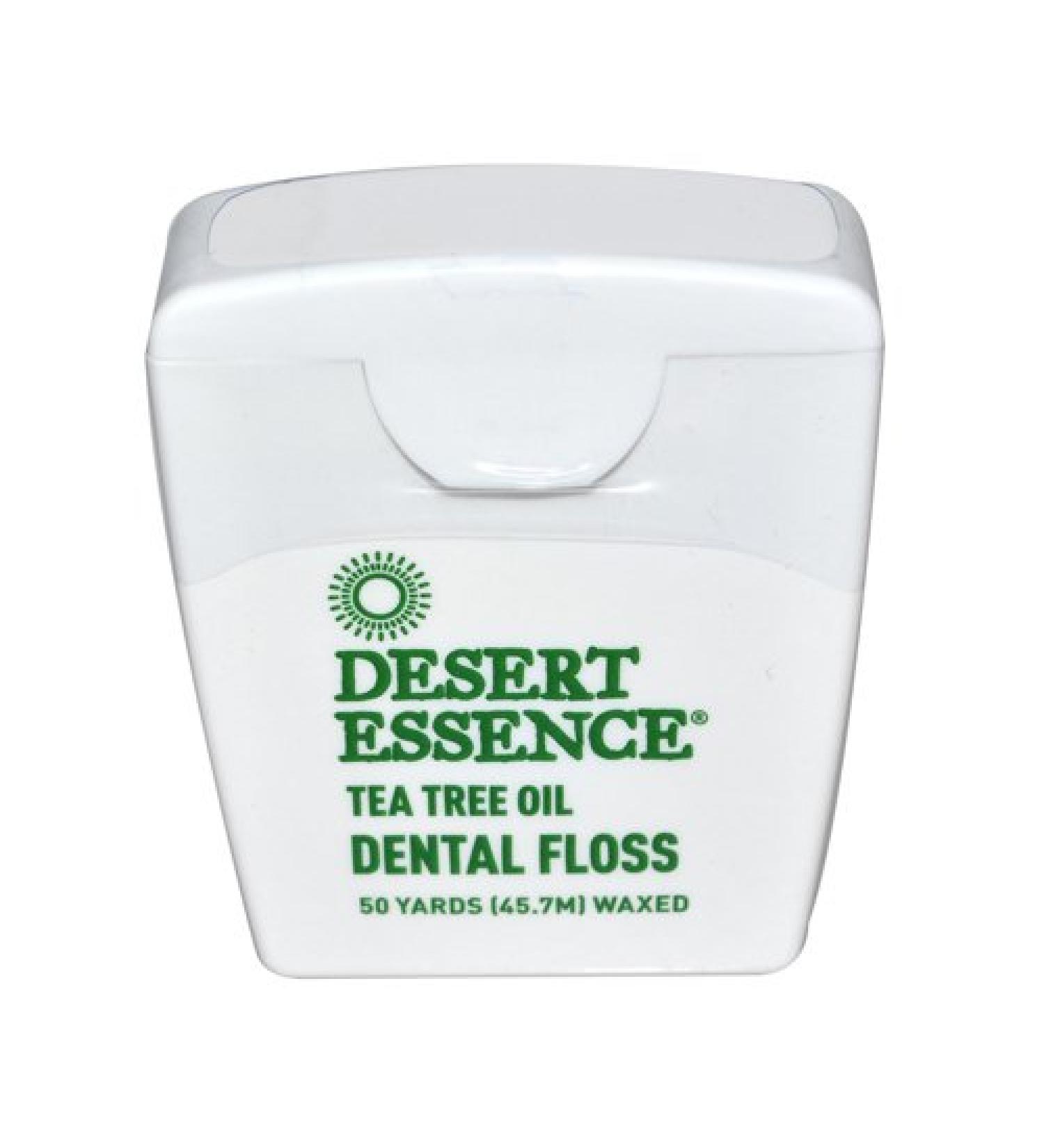 Desert Essence Dental Floss W/Tea Tree Oil 50 YD