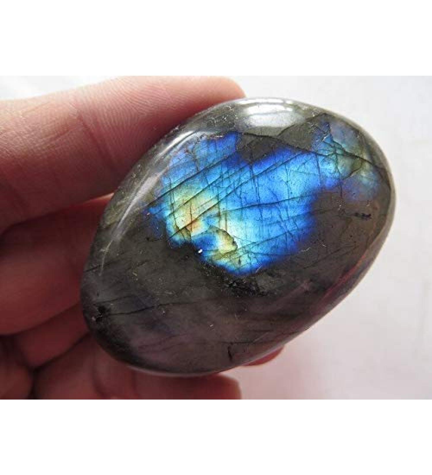 40g A Rare Natural Flash Labradorite Crystal Gem Stone Original Reiki JZIGTDEM - Buy Online on GoSupps.com