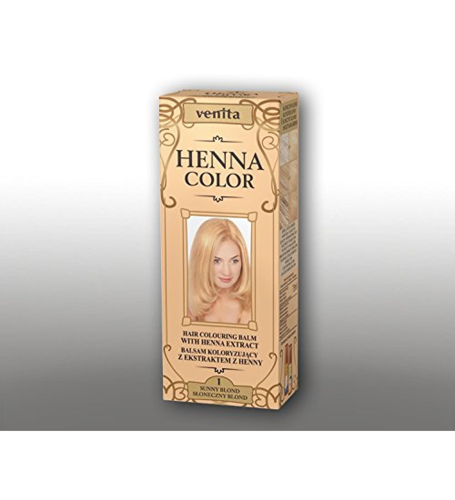 Venita Henna Color Hair Conditioner Sunny Blond No. 1