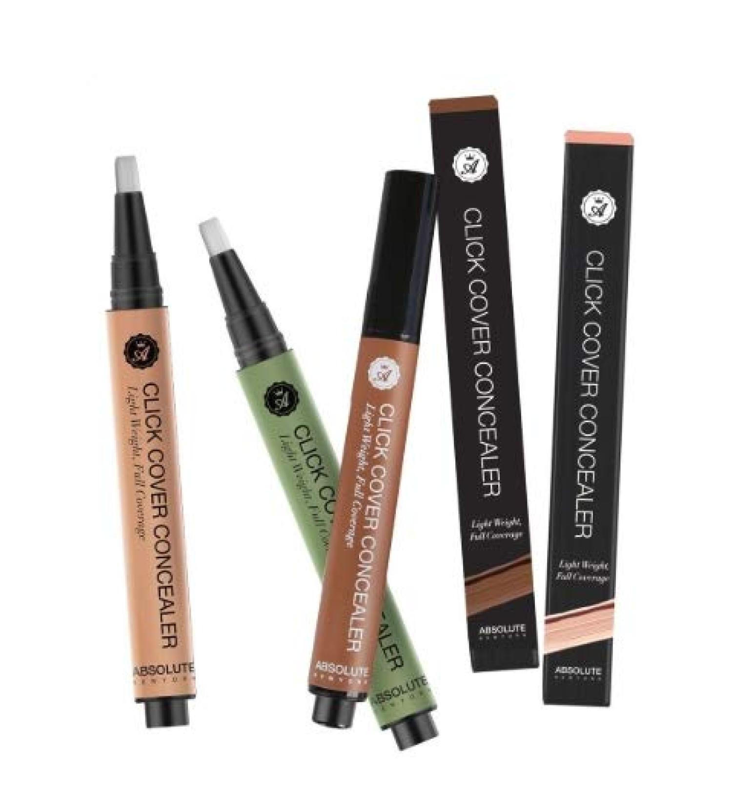 Absolute New York Click Cover Concealer - CCYellow - Buy Online on GoSupps.com