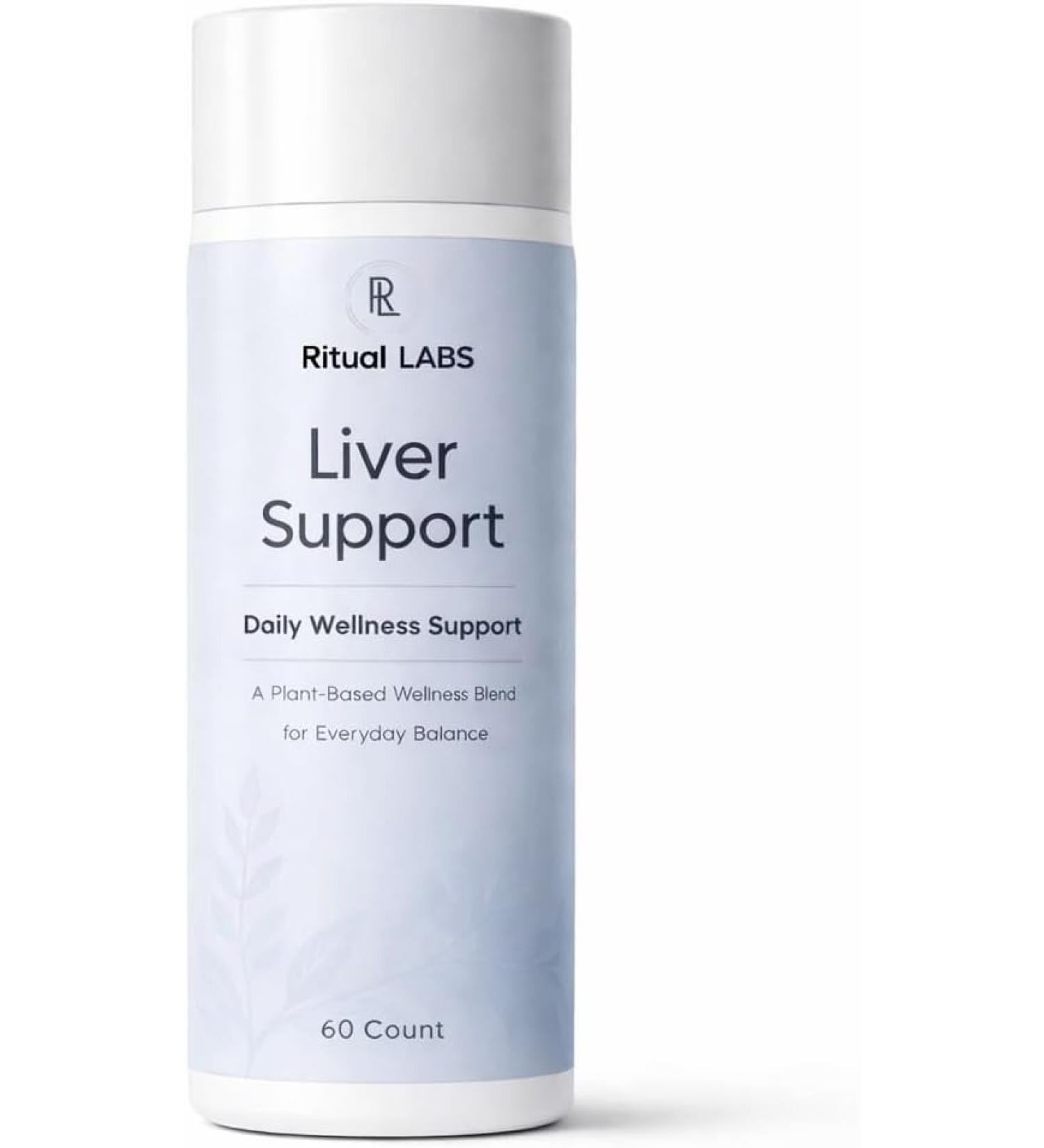 Ritual Labs Liver Support - Plant-Based Wellness Support for Daily Balance - Gentle Botanical Formula for Everyday Use Clean Lifestyle Blend - Simple & Minimal Ingredients - 60 Count 1 - Buy Online on GoSupps.com