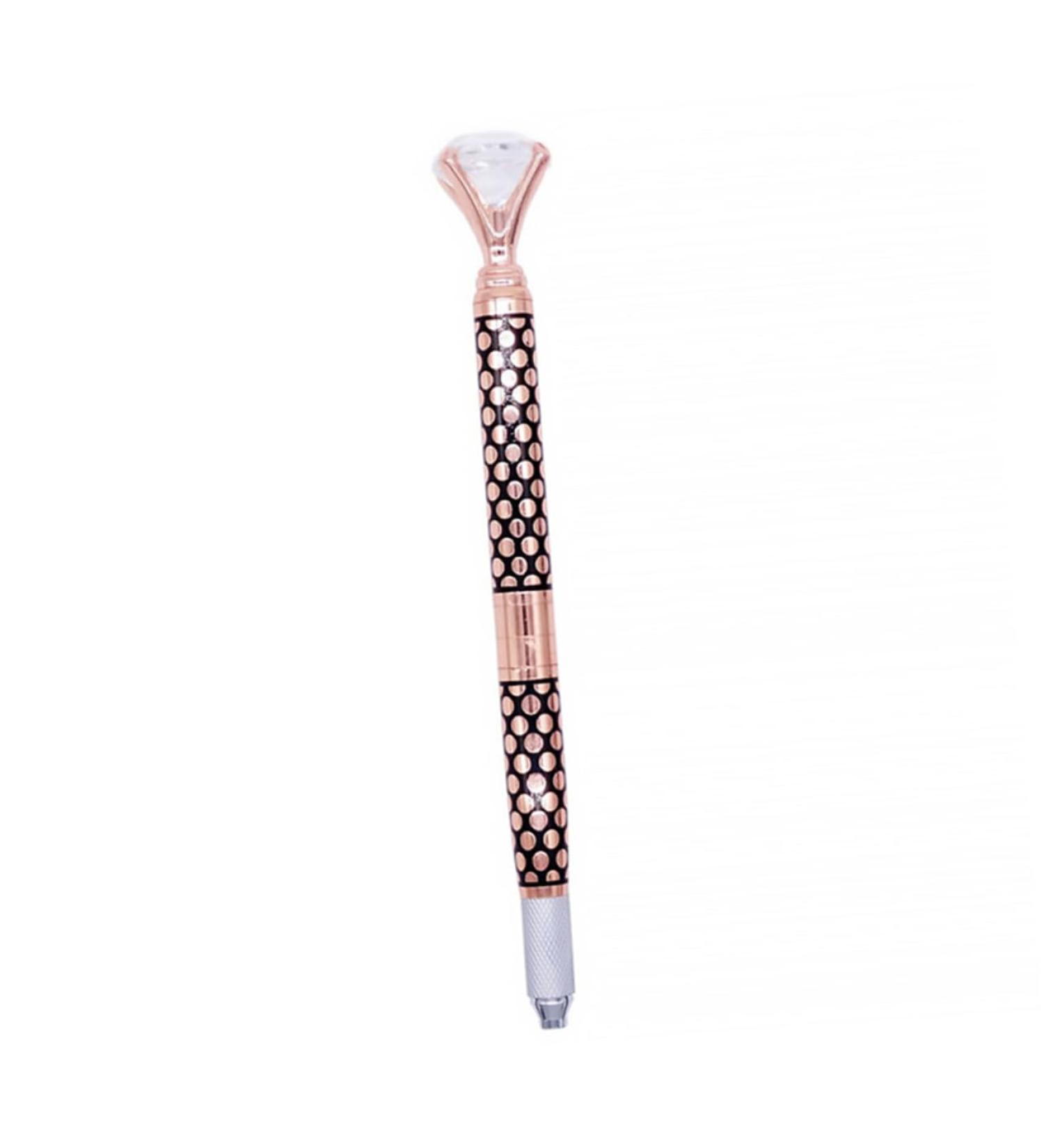 DRESSOOS 3 Embroidery Pen Brow Pencil Eyebrow Pen Microblading Pen Golden Aluminum Alloy - Buy Online on GoSupps.com