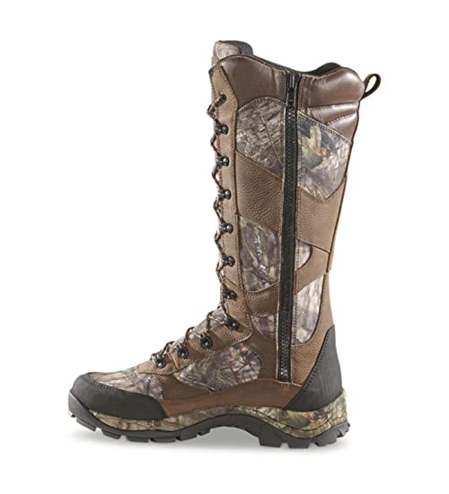 Guide Gear Country Pursuit 16 Men's Waterproof Leather Hunting Boots - 800g Insulated - 10 Wide - Mobu Country - Buy Online on GoSupps.com