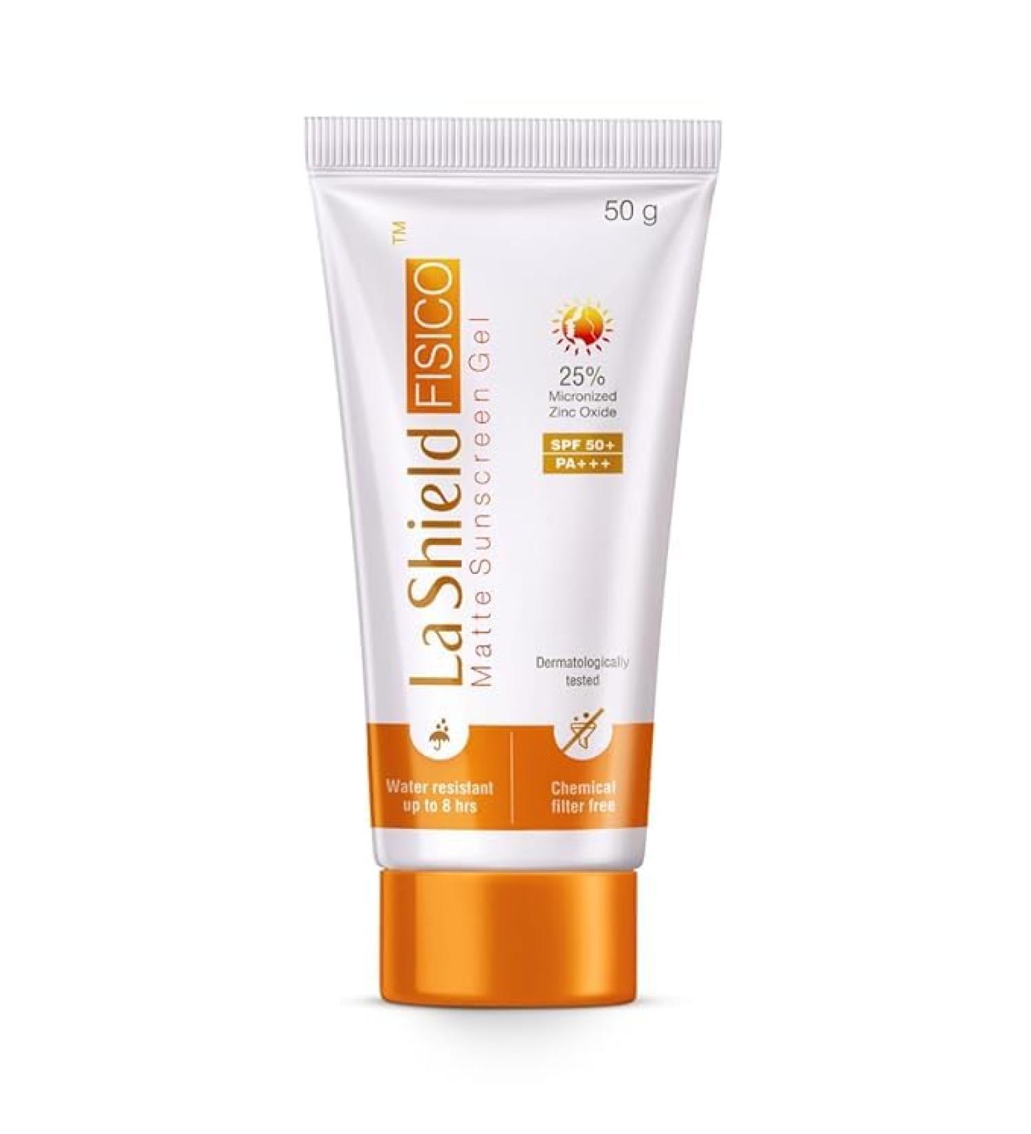 SPF 50+ & PA+++ Mineral Based Sunscreen Gel | Lightweight | Transparent | Water Resistant 50 Grams - Buy Online on GoSupps.com