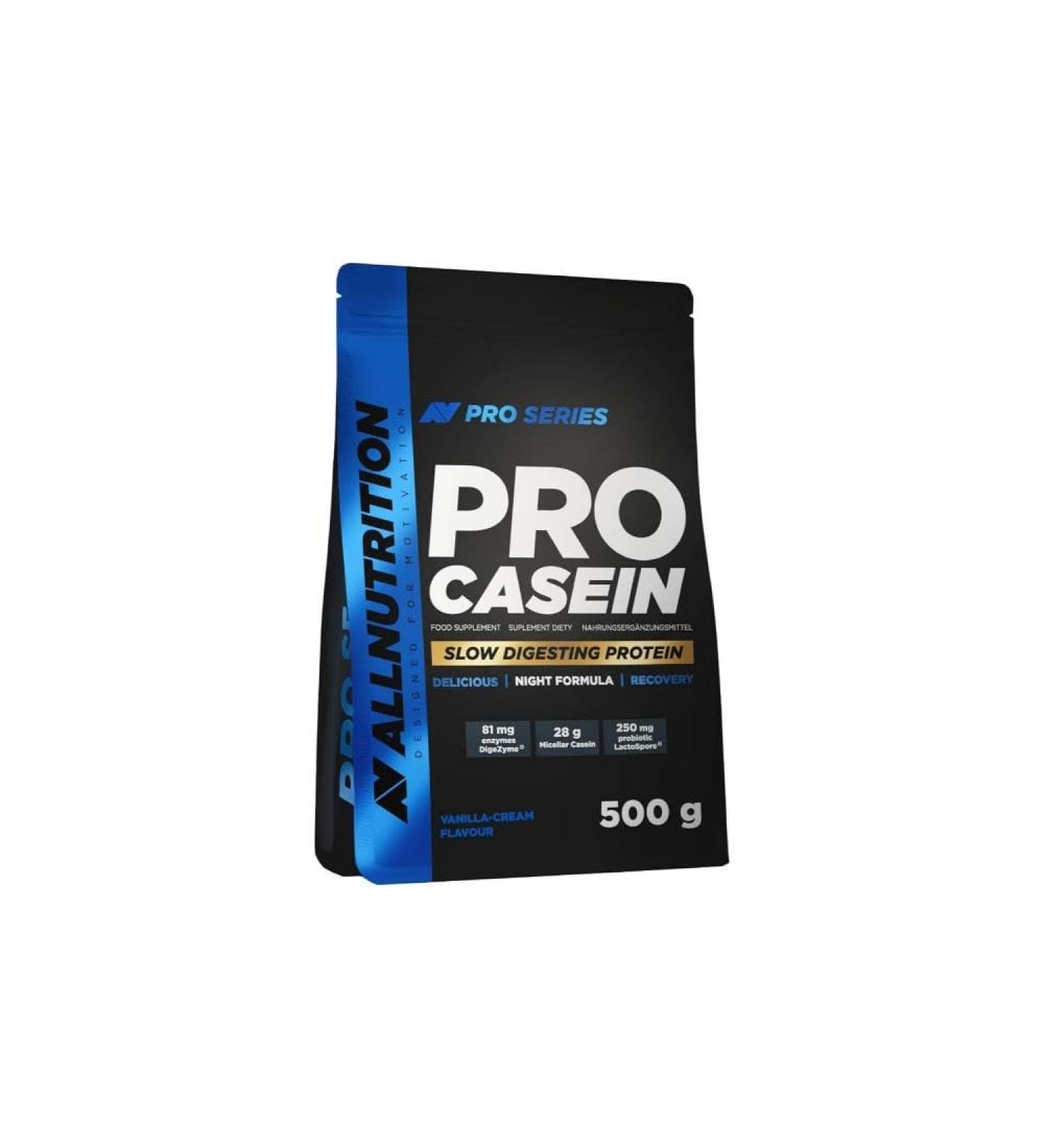 All Nutrition Allnutrition Pro+ Casein 500G Vanilla Cream