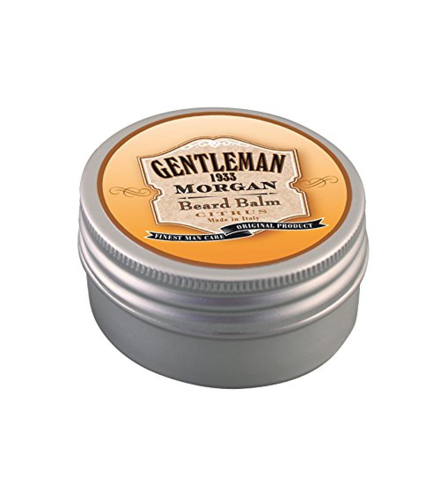 GENTLEMAN 1933 Beard Balm Morgan - Nourishing Beard Balm with Shea Butter Vitamin B3 & Jojoba Oil - 60ml for Men - Buy Online on GoSupps.com
