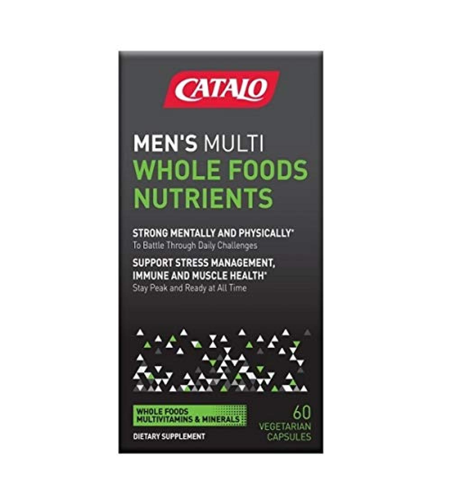 Catalo Naturals Men's Multi Whole Food Nutrients 60 Vegetarian Capsules