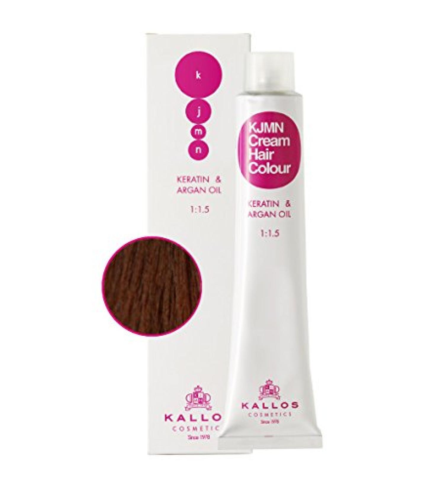 Kallos Kallos Farba Cream 7.35 Medium Golden Mahogany Blond 100 ml