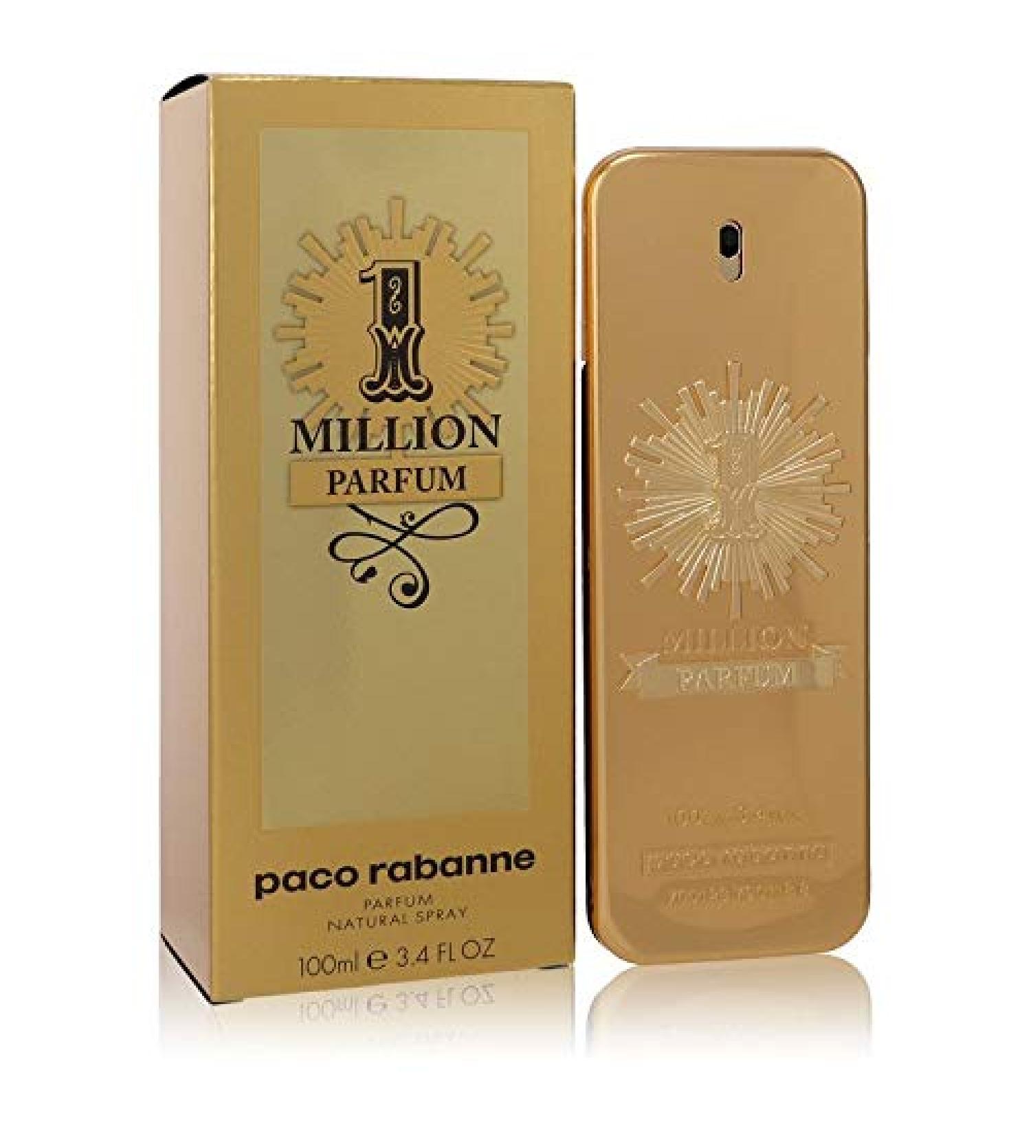 Paco Rabanne 1 Million Parfum Men Parfum Spray 3.4 oz Fresh 3.4 Fl Oz (Pack of 1)