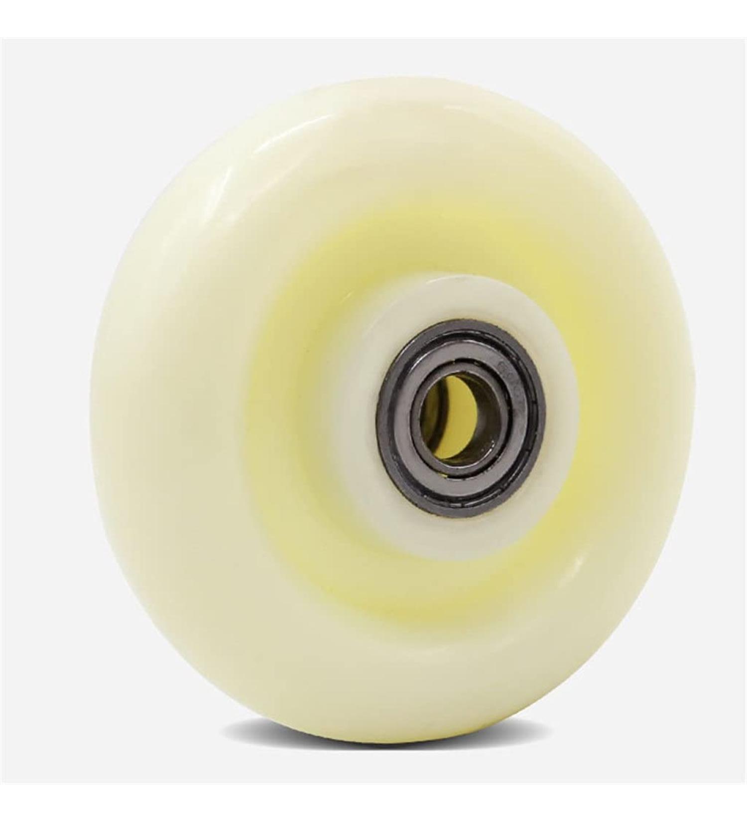 3/4/5 Inch Single Wheel White Nylon Wheel Universal Wheel Racking Equipment Wheel Industrial Plastic Universal Wheel Caster 4Pcs (Size : 5 inch-12mm) - Buy Online on GoSupps.com