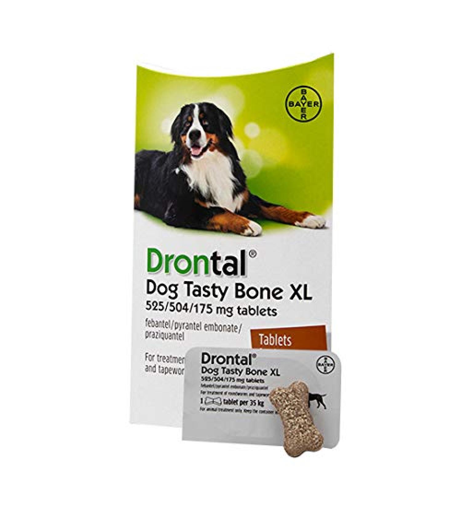 Drontal Plus XL Flavour Wormer Single tablet