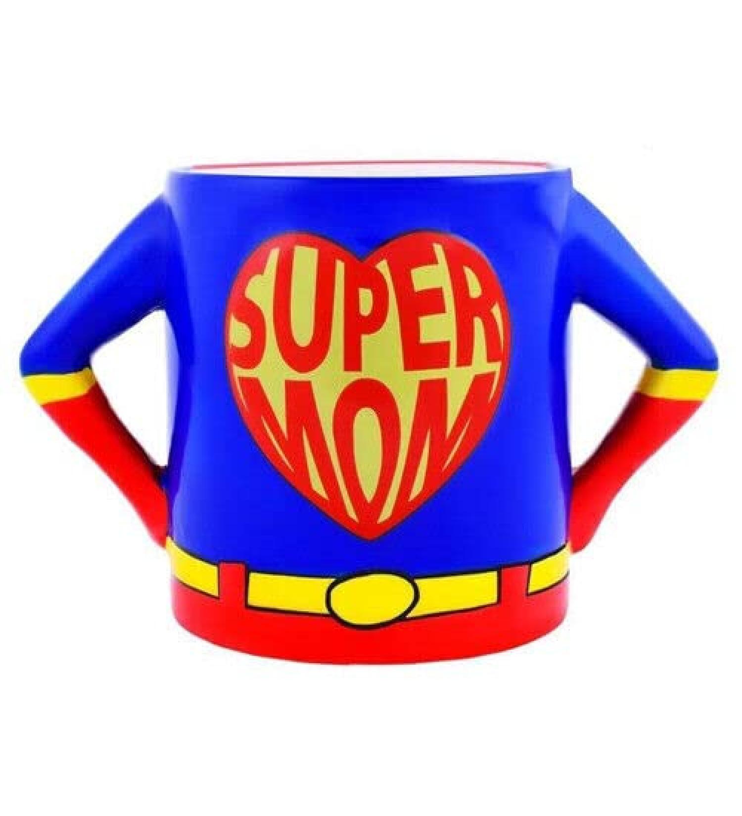 BARGAINS-GALORE Super MOM Mug Tea Coffee HOT Drink Kitchen Novelty Birthday Present Xmas Gift - Buy Online on GoSupps.com