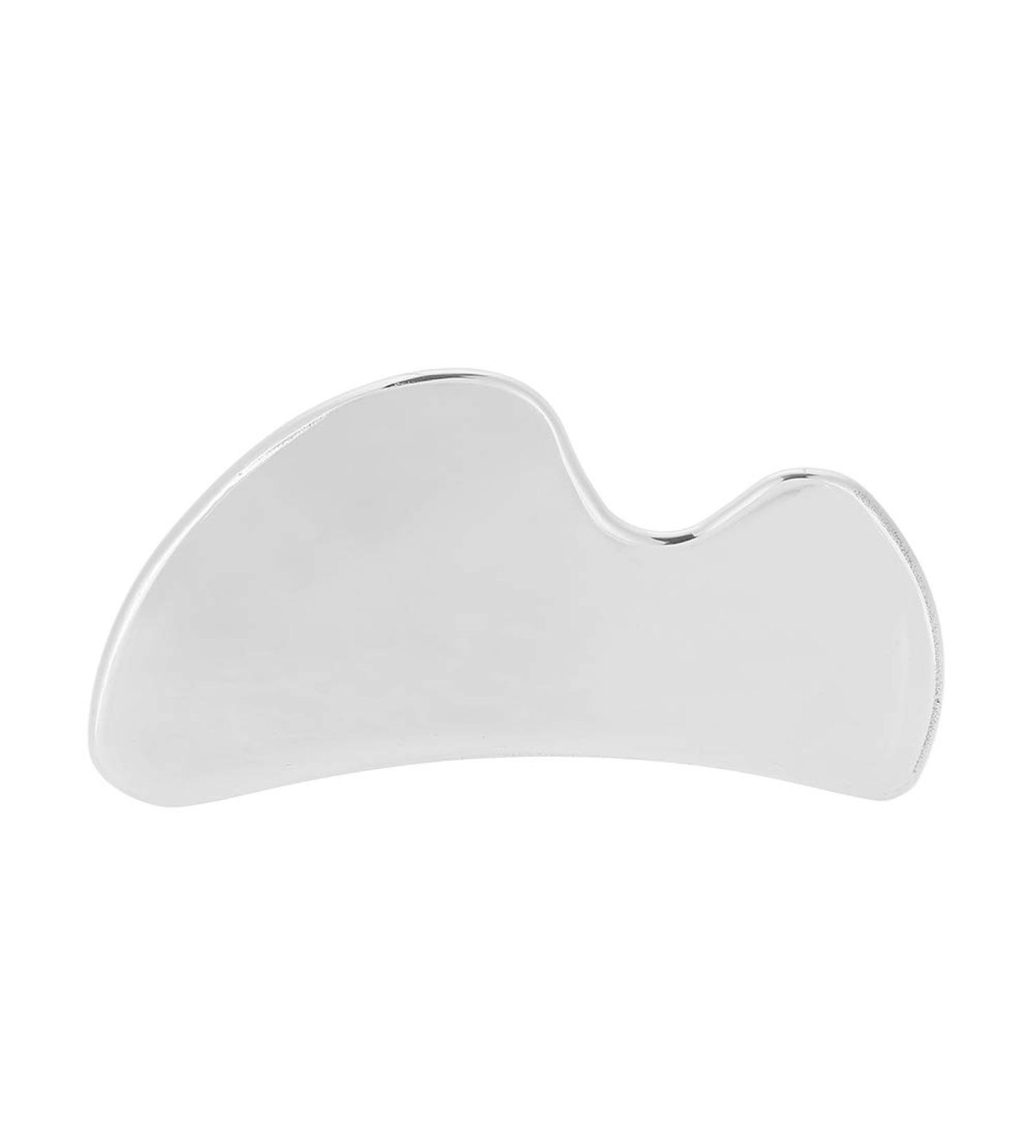 Verdant Touch Stainless Steel Gua Sha Plate Face & Body Pain Relief Massage Tool for Glowing Skin - Buy Online on GoSupps.com