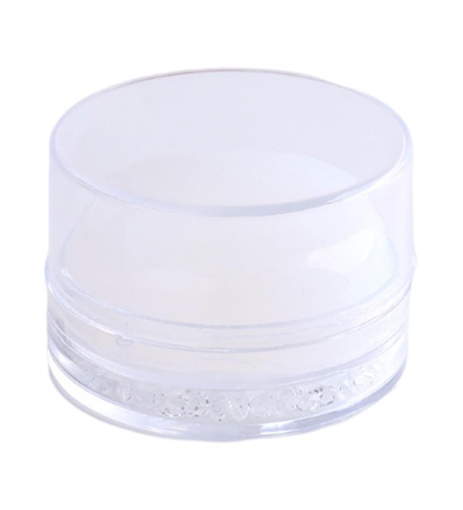 Nail Art Stamper Silicone Manicure Jelly Stamping Head Nail Supply Tools 4.2cm White Brushes - Buy Online on GoSupps.com