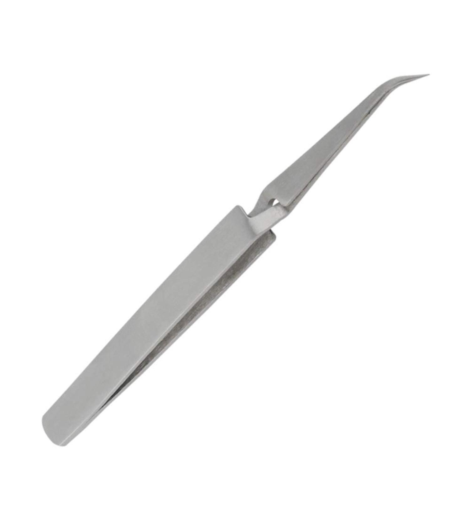 Precision Stainless Steel Tweezers for Soldering - SMD Cross Locking & Fine Curved Tips - Ideal for Electronics & Craft - Buy Online on GoSupps.com