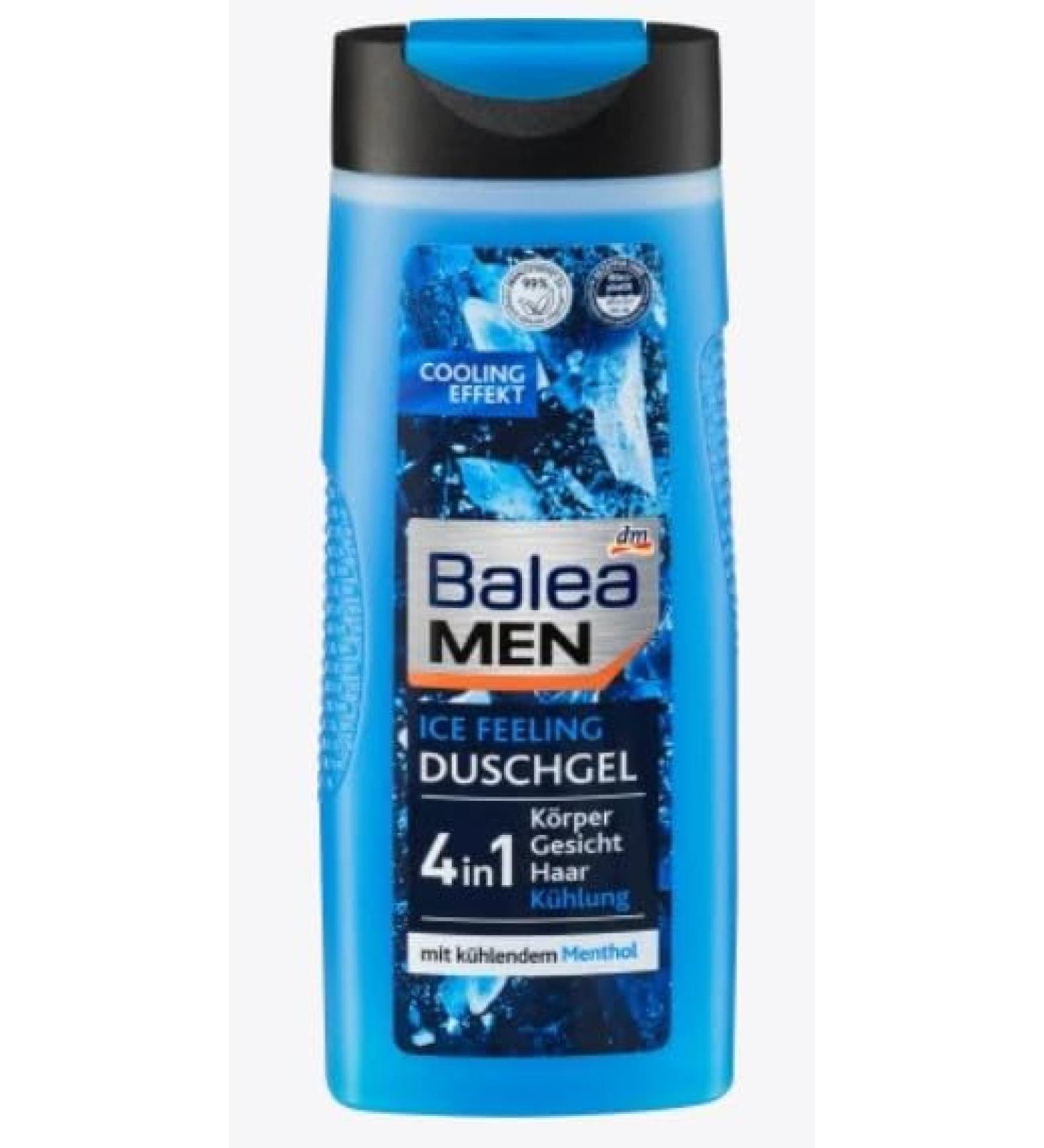 Letrino Balea Men Ice Feeling Shower Gel 4 in 1 Body and Face 300 ml