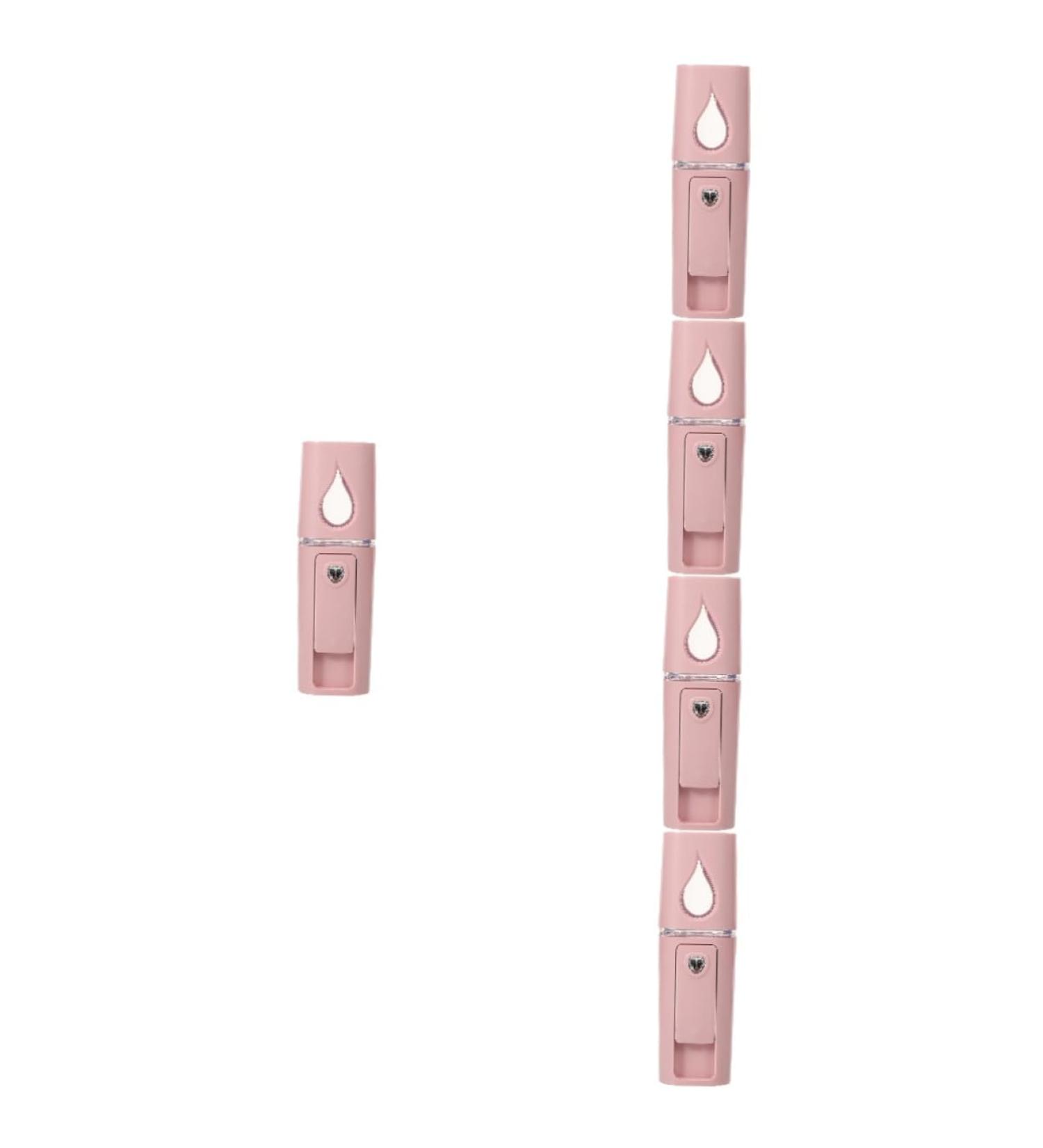 NOLITOY 5pcs Hydrating Beauty Instrument Steamer Face Portable Mister Face Steamer for Facial Pink Abs 10.00X3.00X3.00CMx5pcs - Buy Online on GoSupps.com