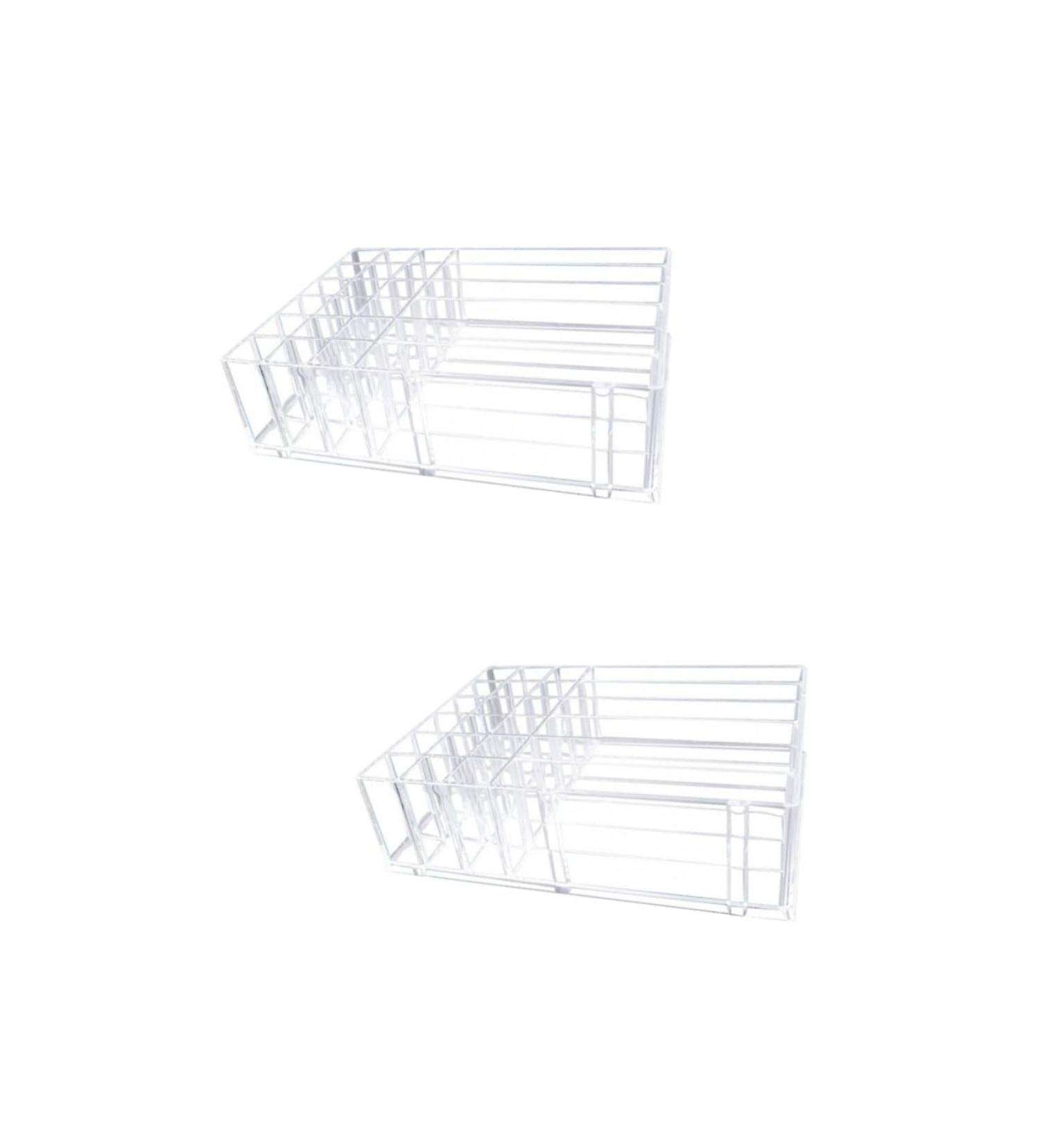 IMIKEYA Lipstick Stand 2 Pcs Makeup Storage Case Makeup Holder Display Makeup Case Storage Box Eyeshadow Palette Powder Transparentx2pcs 24.7X18.2X7CMx2pcs - Buy Online on GoSupps.com