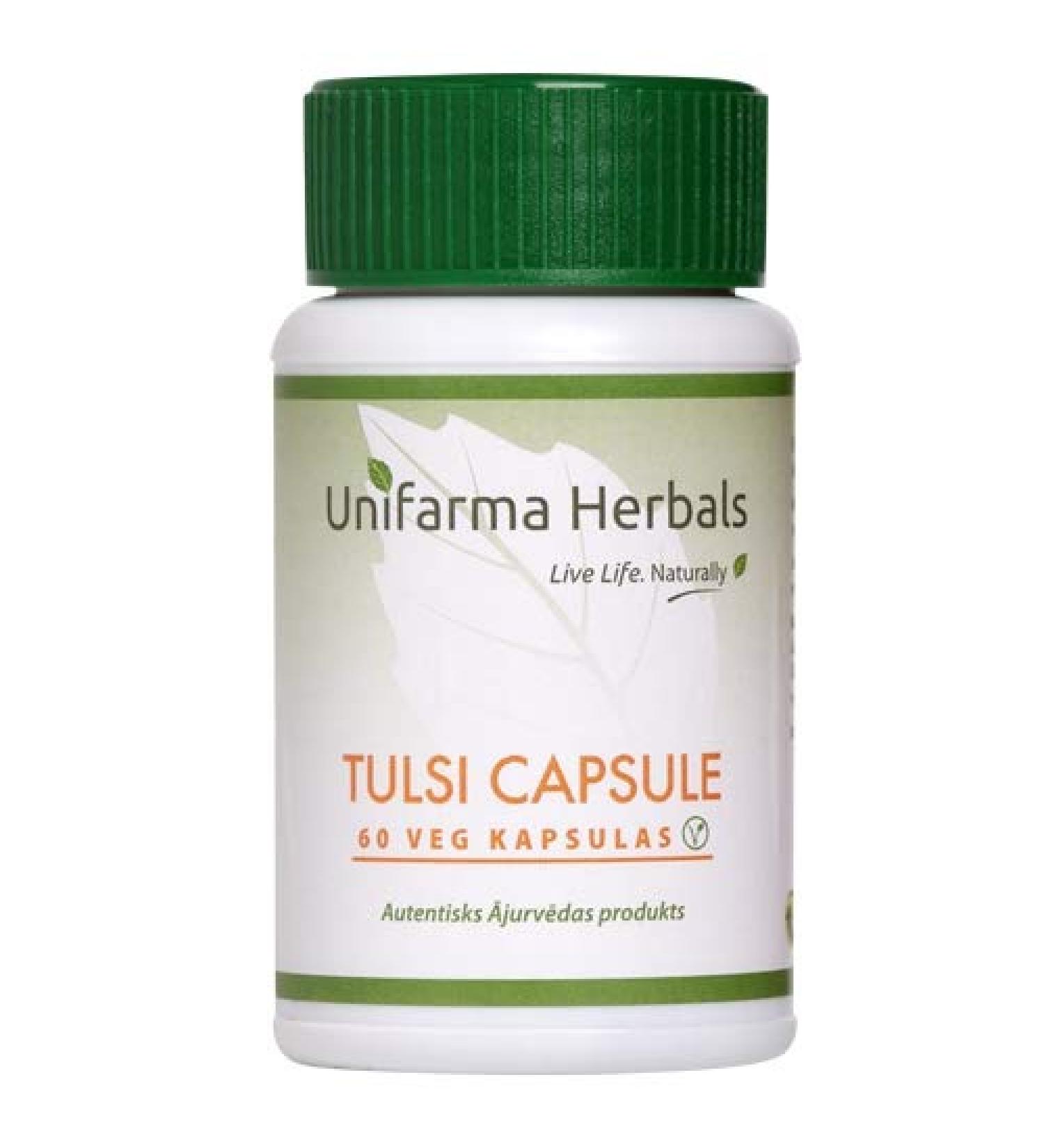 Tulsi Capsule 60stk. Unifarma Herbals