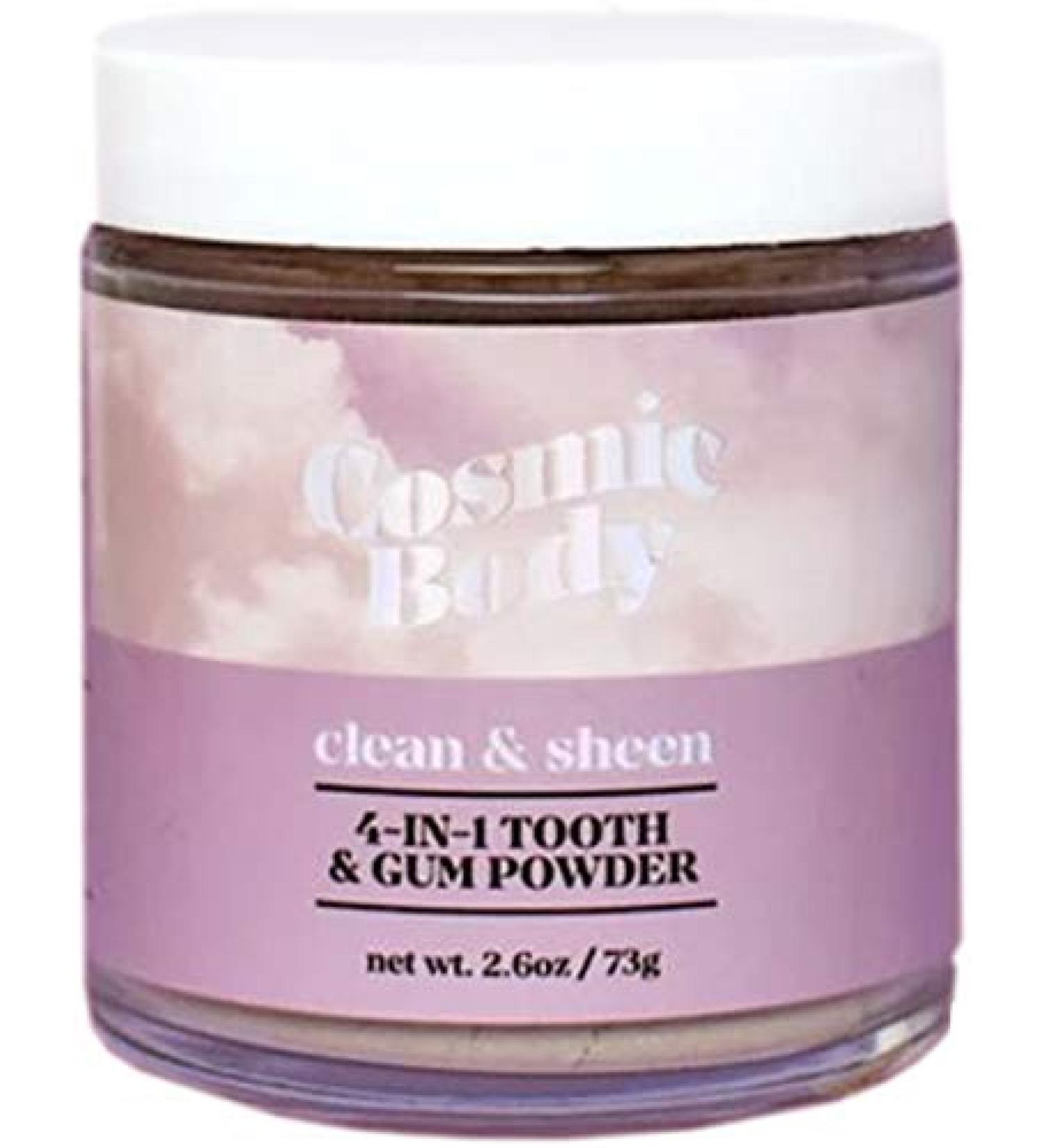 Organic 4-in-1 Tooth & Gum Powder - Cosmic Body - 2.6 oz - Buy Online on GoSupps.com