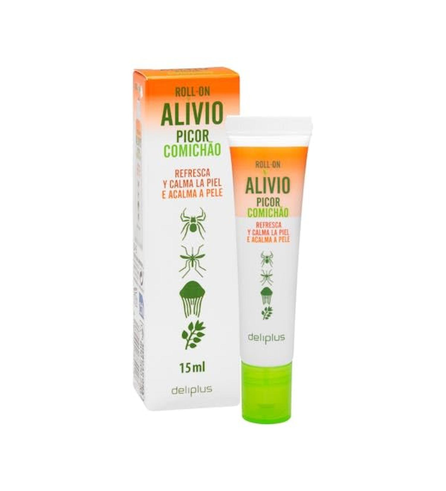 Roll-on D mangeaisons Deliplus Apaise et rafra chit la peau des piq res d'insectes de m duses et de plantes 15 ml
