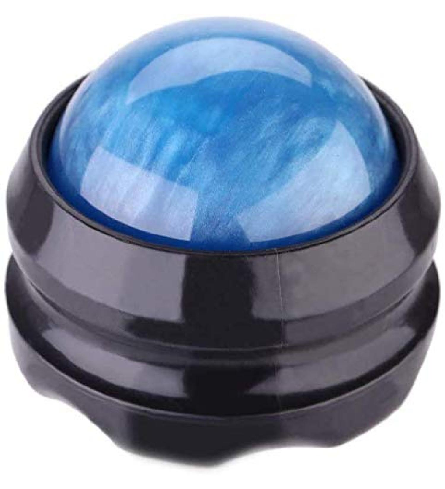 ZONGS Manual Back Roller Massager for Sore Muscle & Joint Pain Relief - Self Massage Therapy Tool for Full Body Relaxation - Blue - Buy Online on GoSupps.com
