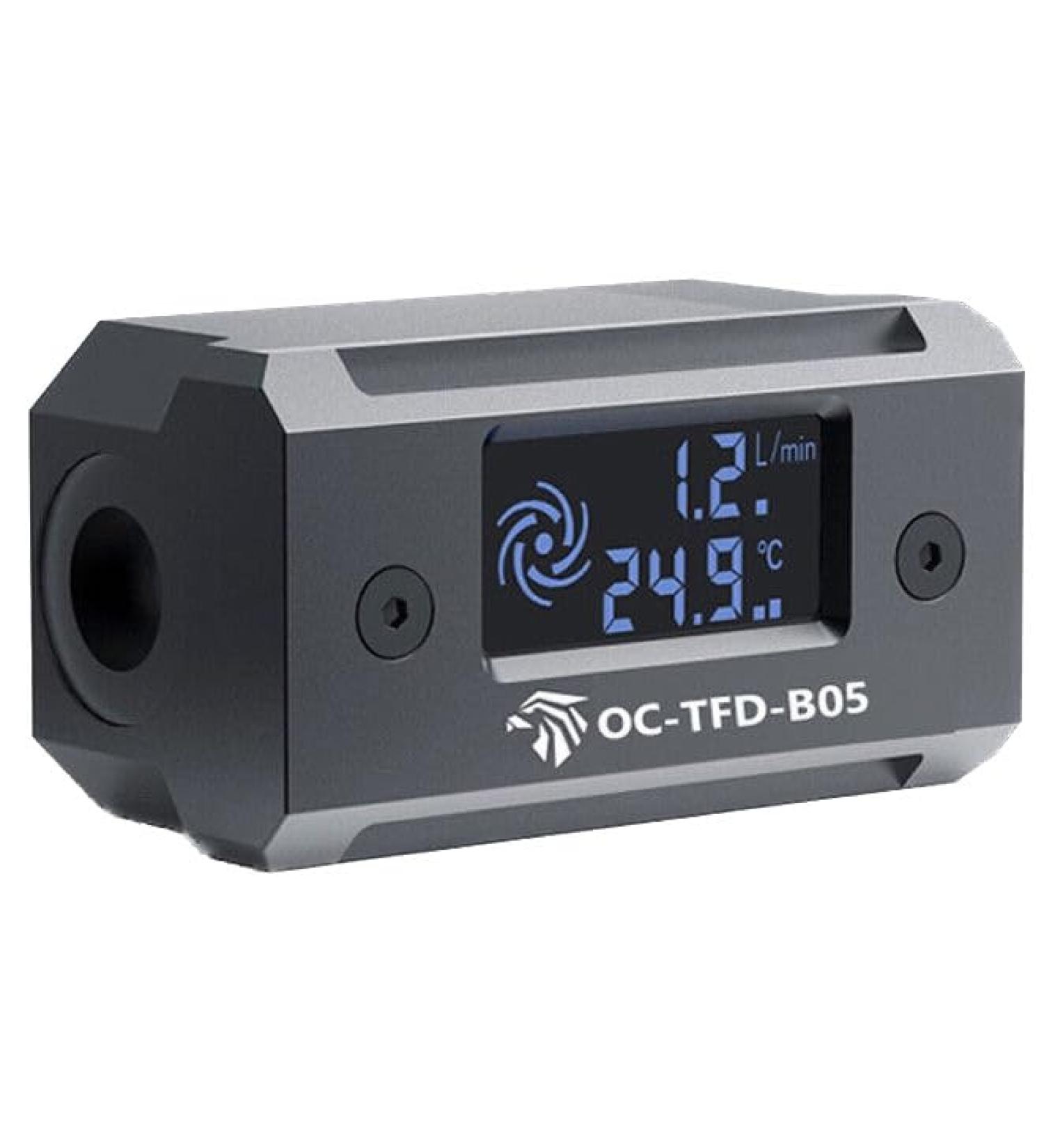 G1/4 Inline Temp & Flow Rate Monitor for PC Water Cooling Loop Digital Real-time Coolant OLED Temperature Display Aluminum CPU Cooling Flow Thermometer/Flow Indicator Meter - Buy Online on GoSupps.com