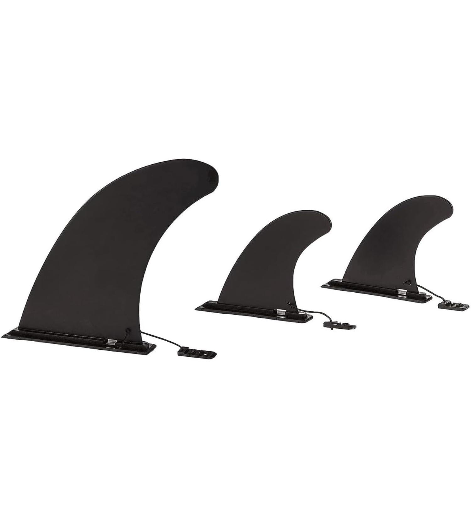 UPWELL Replacement Fins for Inflatable Stand up Paddle Board - Set of 3  Black - Buy Online on GoSupps.com