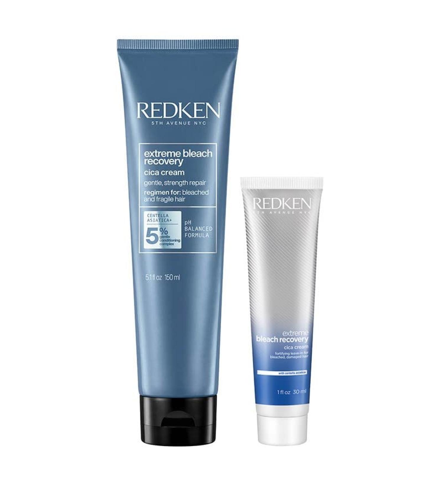 Redken DUO Extreme Bleach Recovery Cica Cream 150ml and MINI Extreme Bleach Recovery Cica Cream 30ml