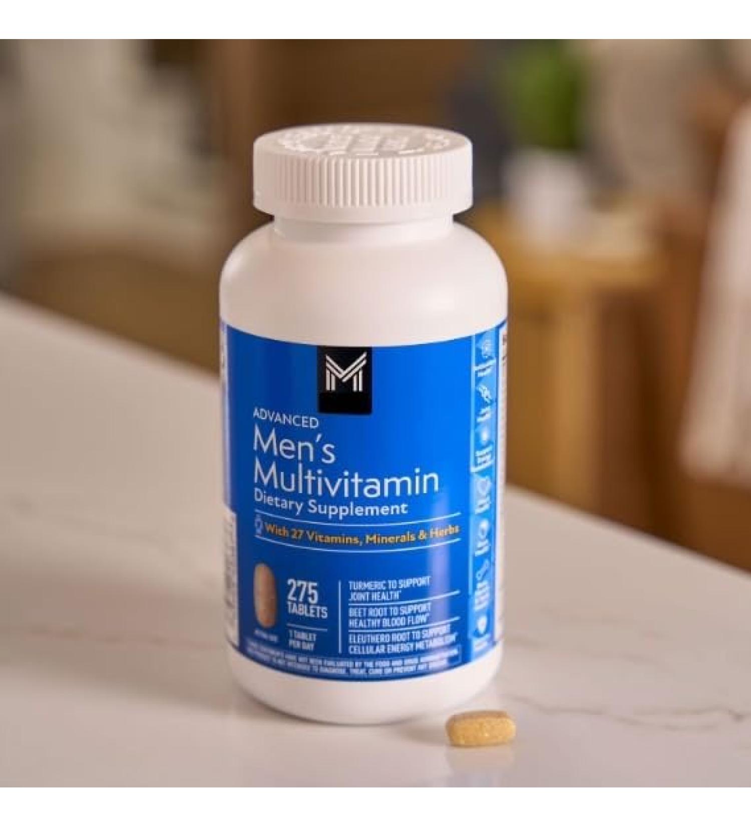 Member Mark Advanced Men's Multivitamin Tablets 275 ct.