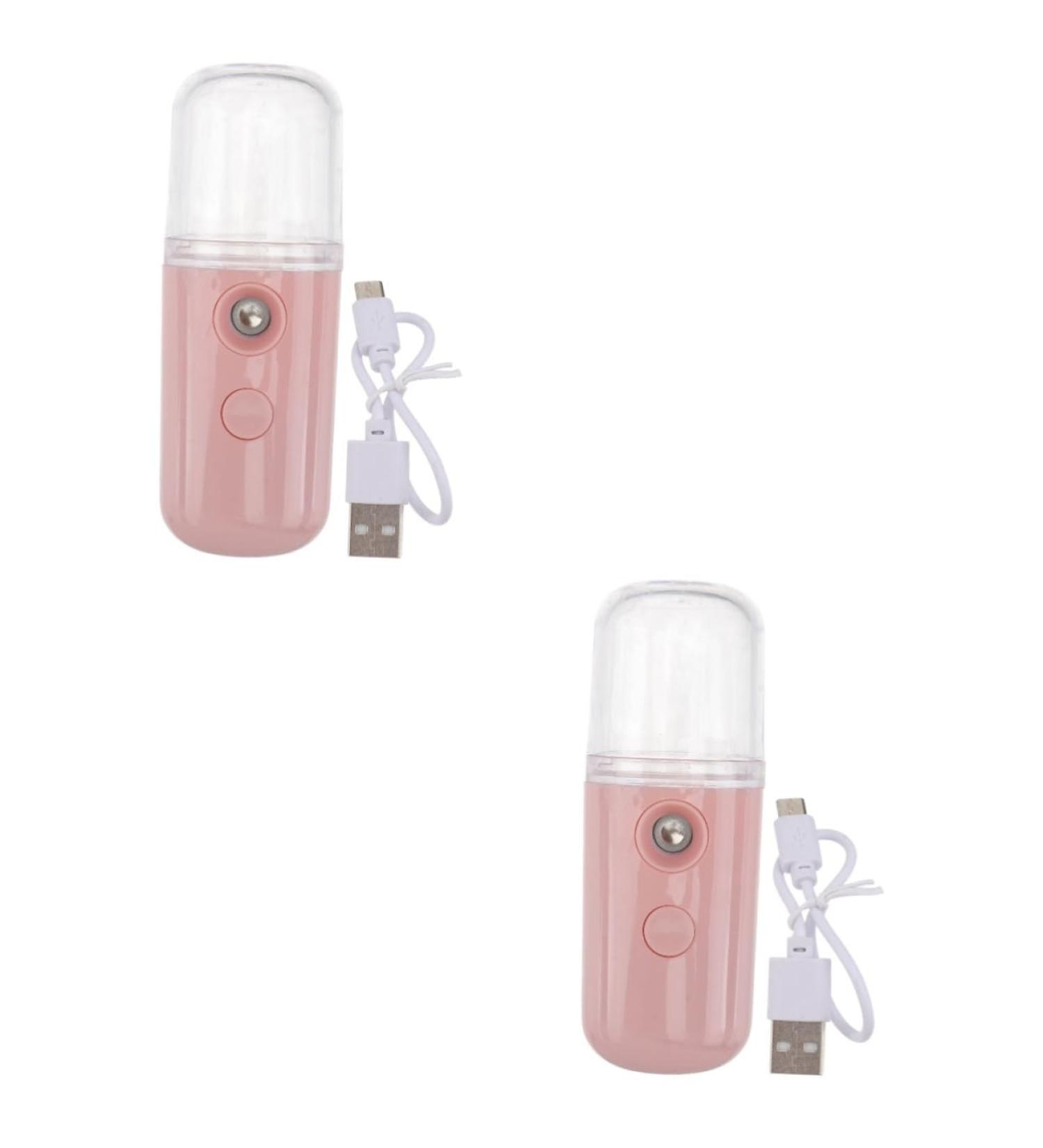 FOMIYES 2 Sets Humidifier Hand Held Steamer Facial Mizer Nano Facial Mister Face Handy Sprayer PC Pink - Buy Online on GoSupps.com