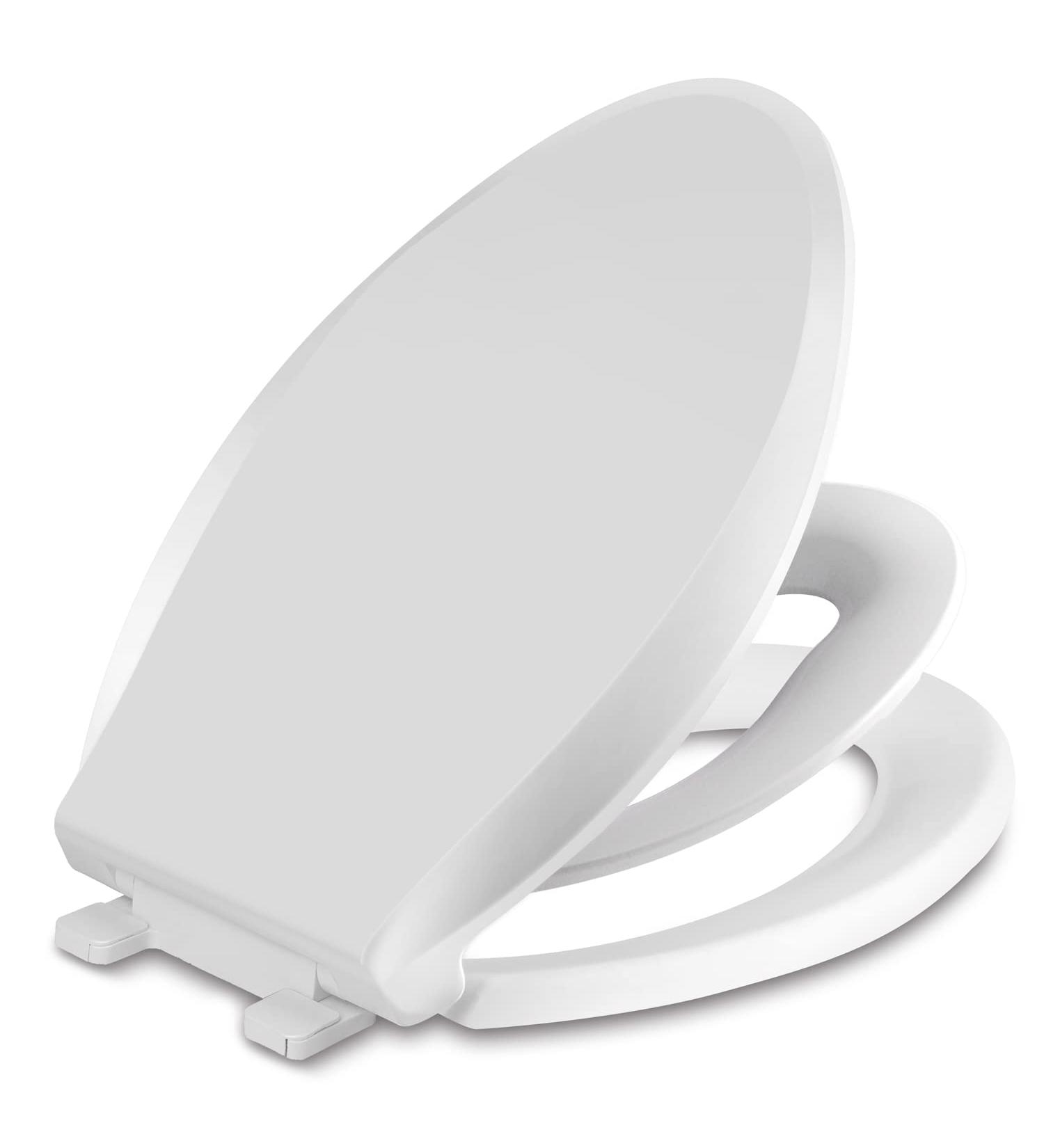Toilet Seat with Toddler Seat Built in  Potty Training Toilet Seat for Kids  Magnetic Kids Toilet Seat  Slow Close  Thicken Plastic Easy to Clean  Removable and Never Loosen  White(18.5Elongated) White Elongated - Buy Online on GoSupps.com
