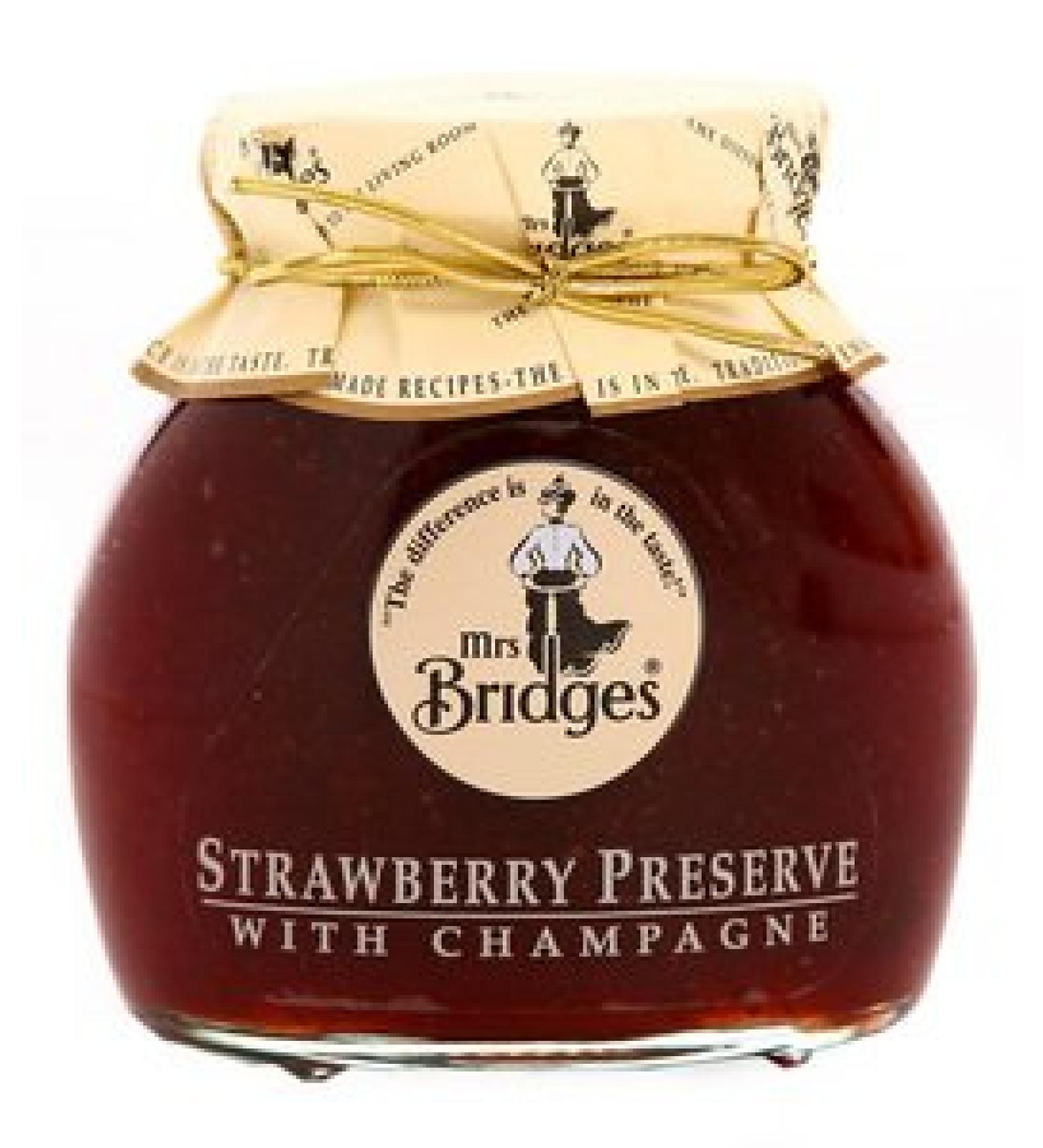 Mrs Bridges Strawberry Preserve & Champagne 340g