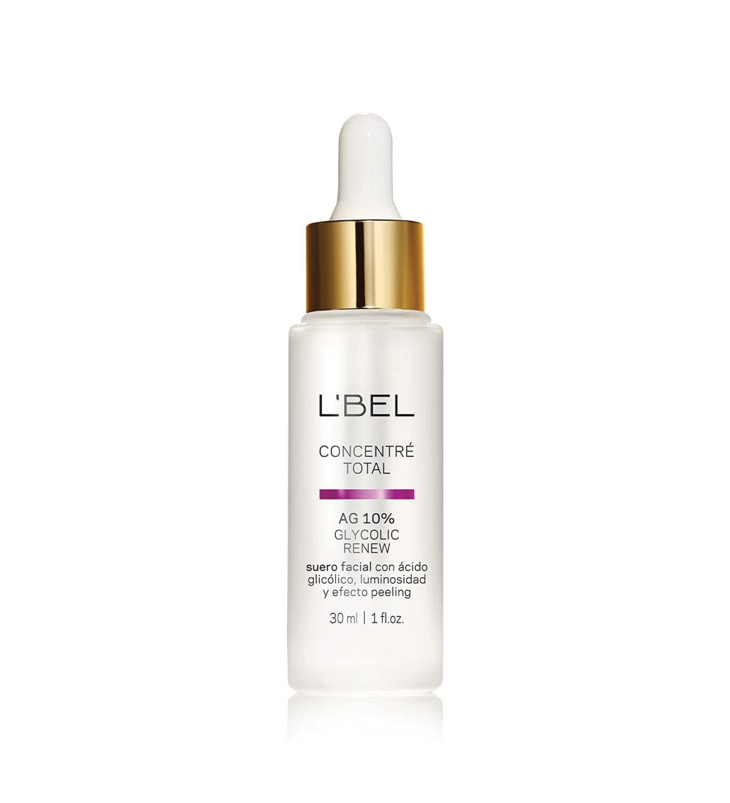 L'BEL - Concentr Total Glycolic Renew 10% Renewing Facial Serum Peeling effect with Glycolic Acid - Buy Online on GoSupps.com