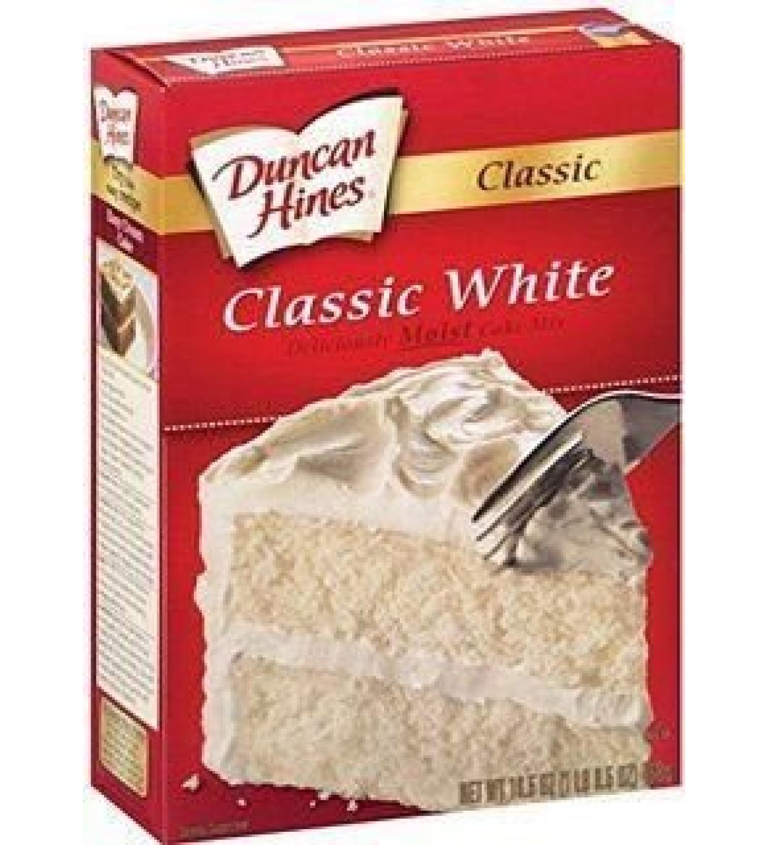Duncan Hines Classic White Moist Cake Mix 15.25oz (Pack of 2) Classic 15.25 Ounce (Pack of 2) - Buy Online on GoSupps.com