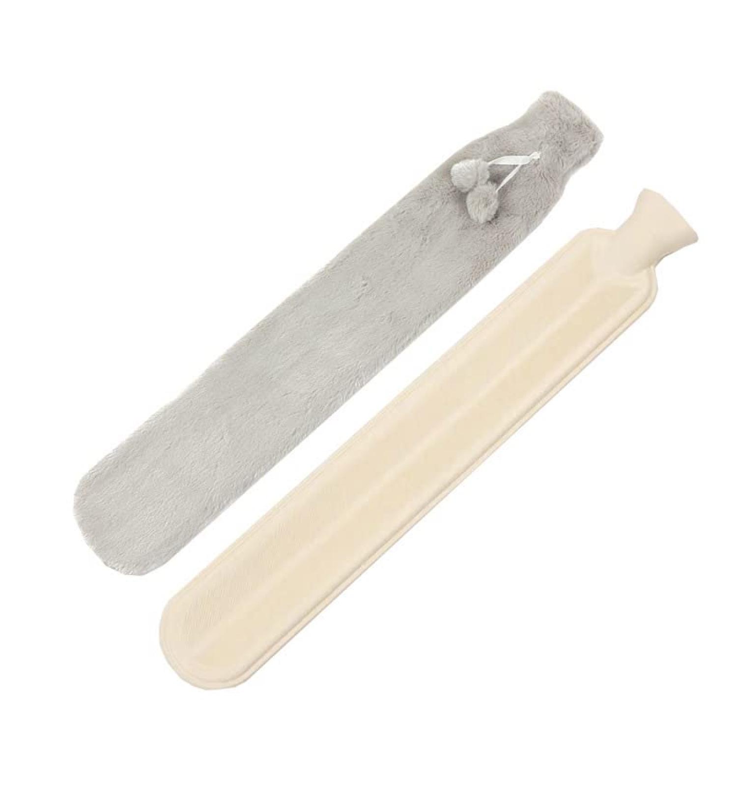 MYAMIA 52cm Long Hot Water Bag with Handbag Cover | 1L Large Portable Rubber Warm Bag for Neck & Waist - Ideal for Pain Relief & Comfort - Buy Online on GoSupps.com