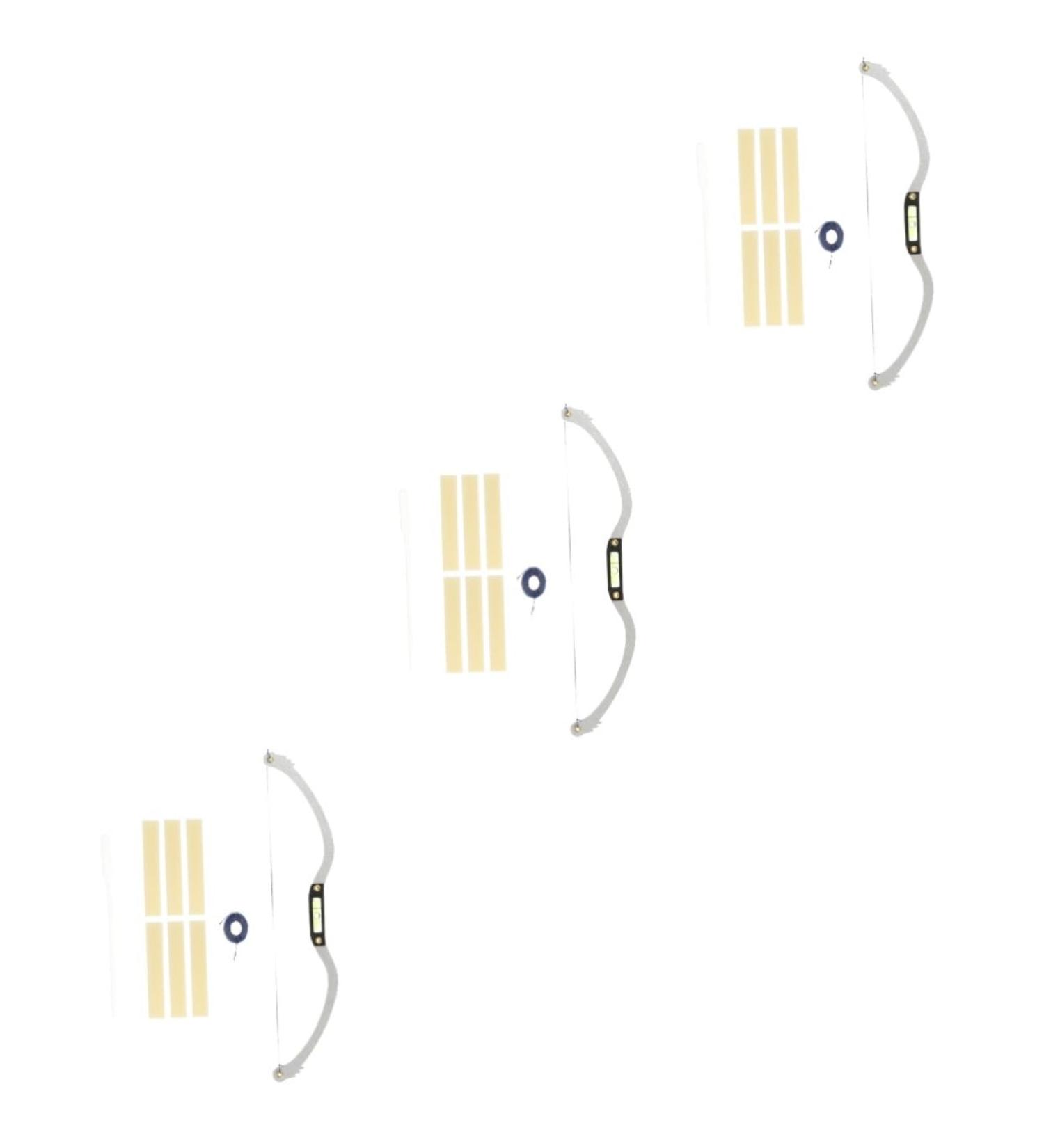 Beavorty 3pcs bow eyebrow ruler make up kit microblading caliper measuring tool drawing tool draw a line - Buy Online on GoSupps.com