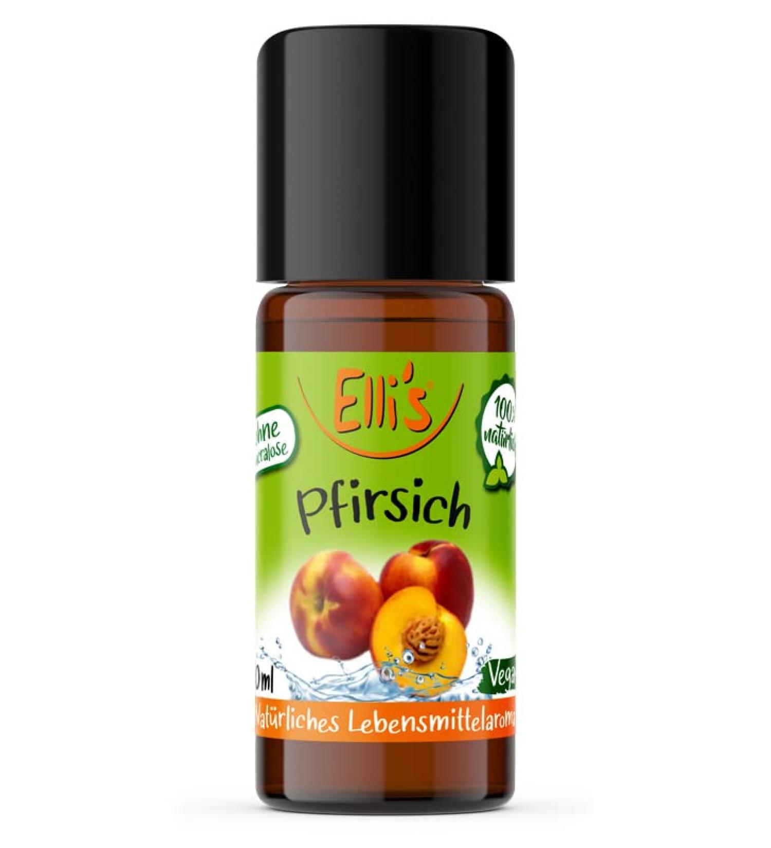 Buy Ellis Aromas Peach Natural Food Aroma - 100% Vegan & Natural Concentrate for Dishes & Drinks - 10ml | International Shipping - Buy Online on GoSupps.com