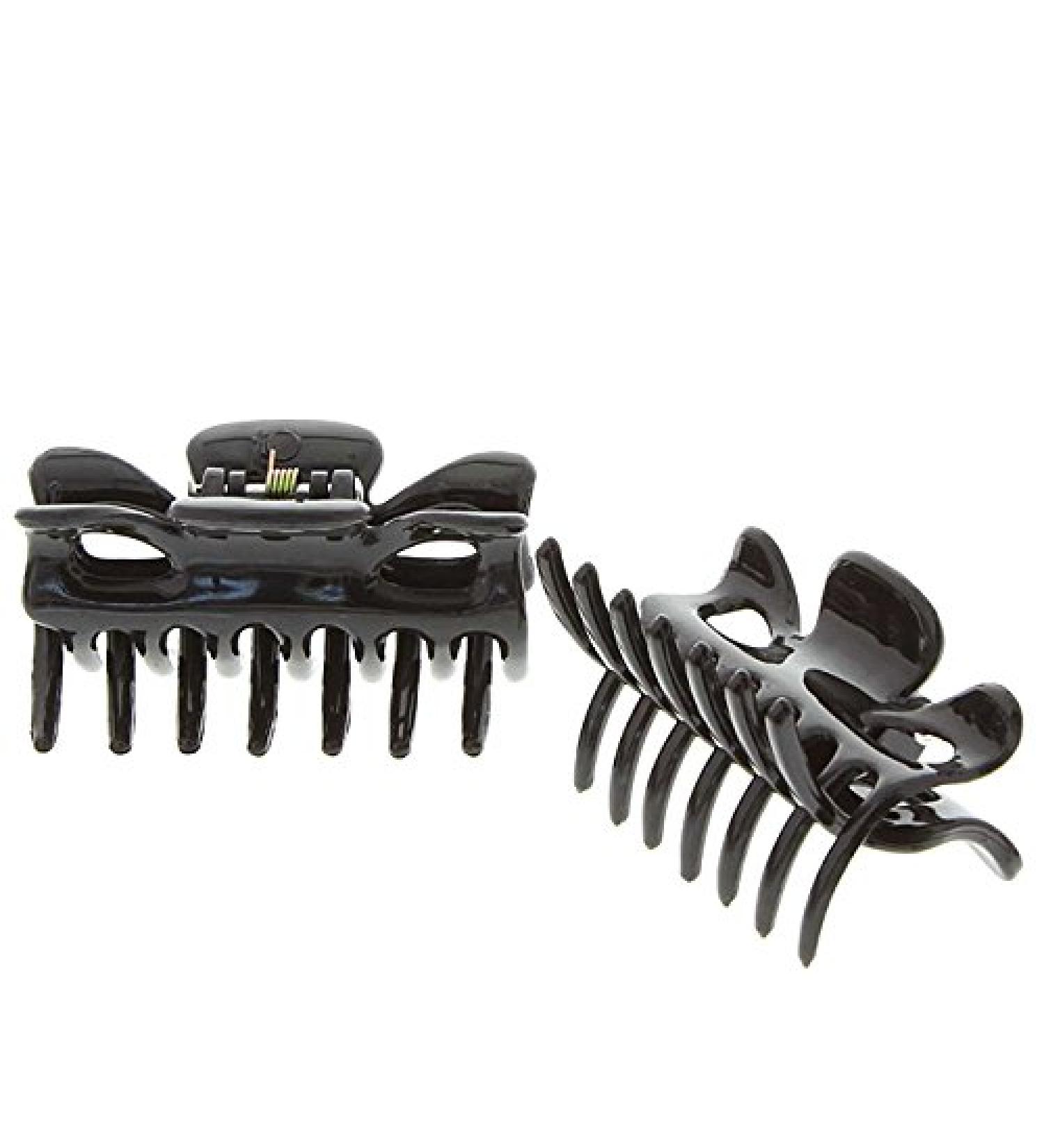 Buy Black Medium Hair Clips - Gripping Section & Wave Rider Clips for Long Hair | International Shipping Available - Buy Online on GoSupps.com
