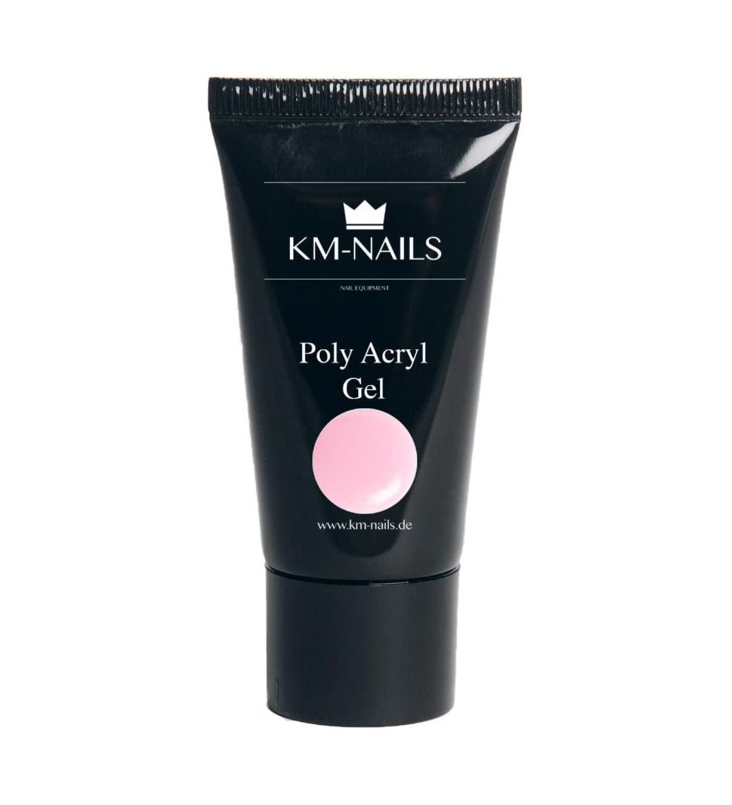 KM-Nails Polyacryl Gel pink 004 in the tube 60g