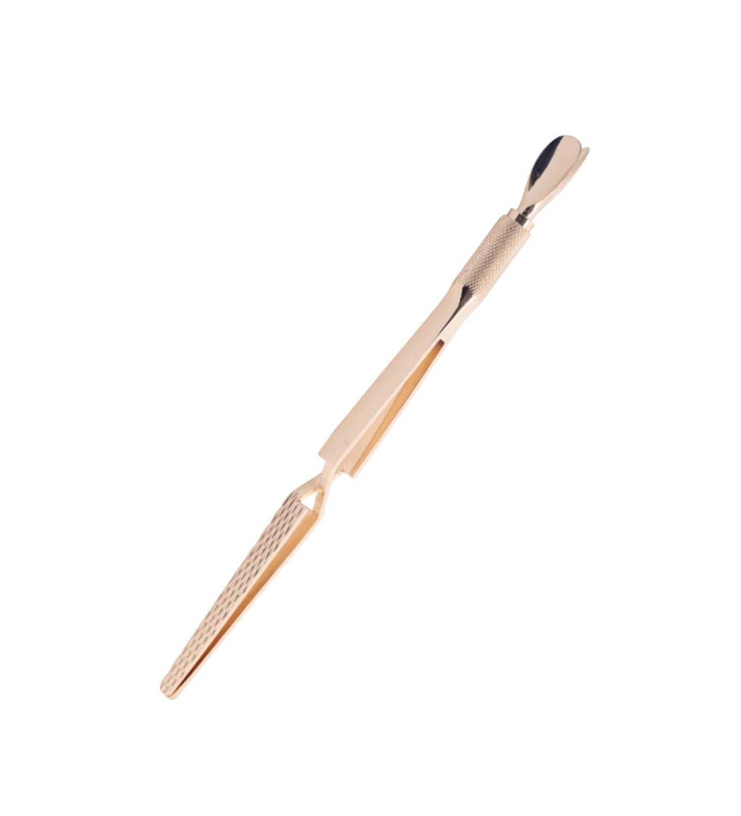 Nail Shaping Nail Glue Removal Clamp Stainless Steel Clip Nail Art Tool for Manicure Pedicure Cuticle Pusher Nail Art Pincher(Gold) - Buy Online on GoSupps.com