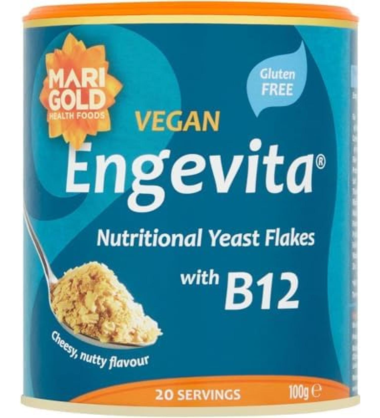 Marigold Health Foods Engevita Savoury Yeast Condiment With B12 125 G (Pack Of 3) (Pack of 3)