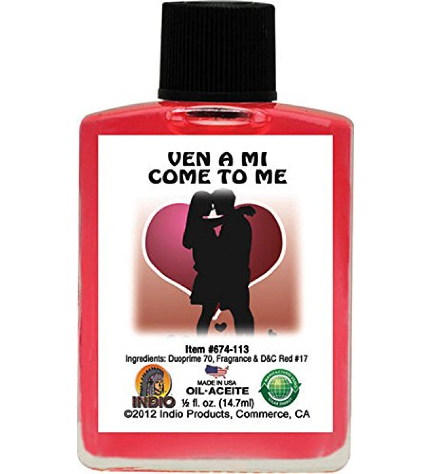 INDIO Oil- Come to Me VEN A MI 1/2oz